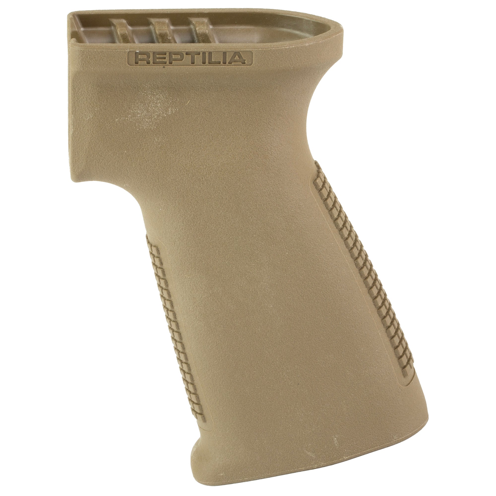 Reptilia CQG AK Pistol Grip Flat Dark Earth - Enhanced Beavertail & Anti-Slip Texture