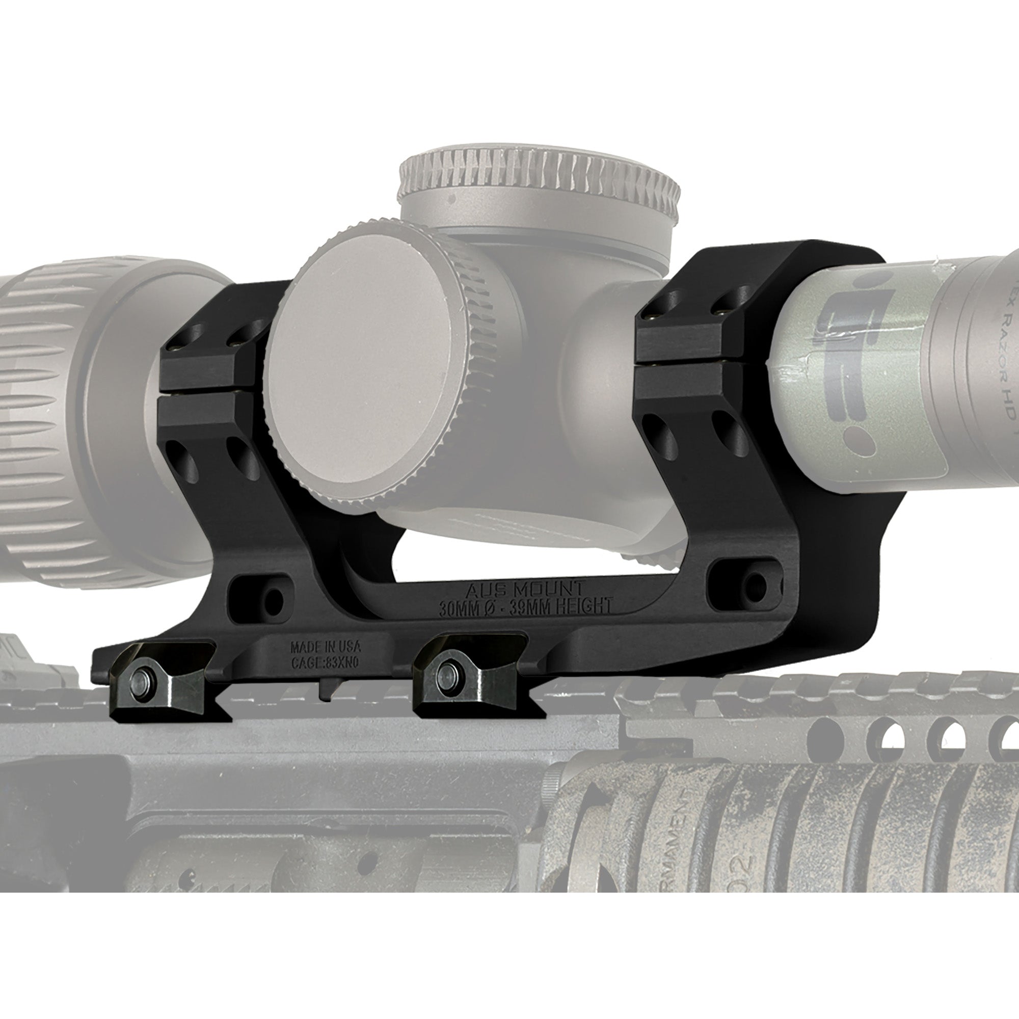 Reptilia AUS 34mm Mount for Magnified Optics - Black