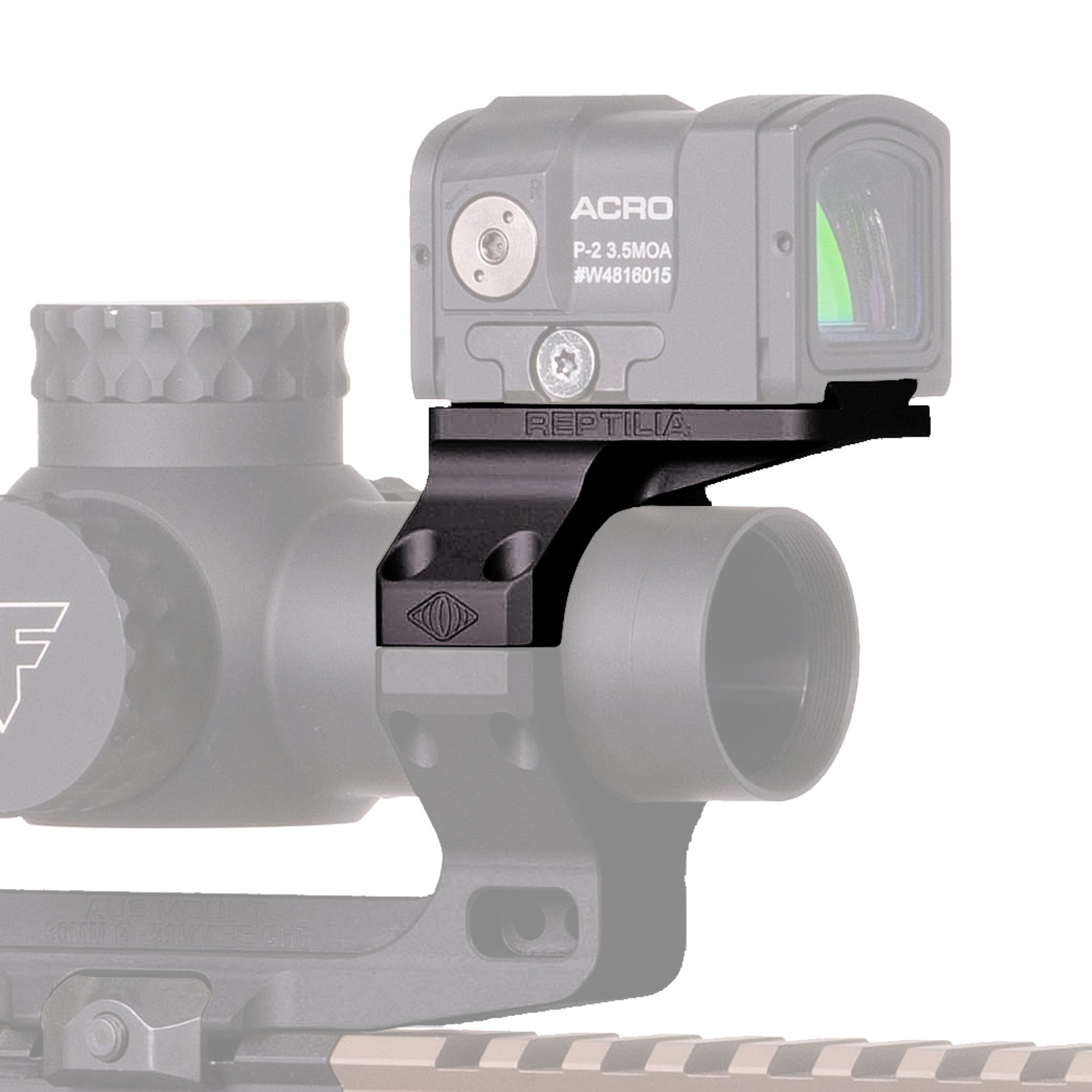 Reptilia ROF-90 30mm Scope Ring for Aimpoint ACRO and Steiner MPS - Black