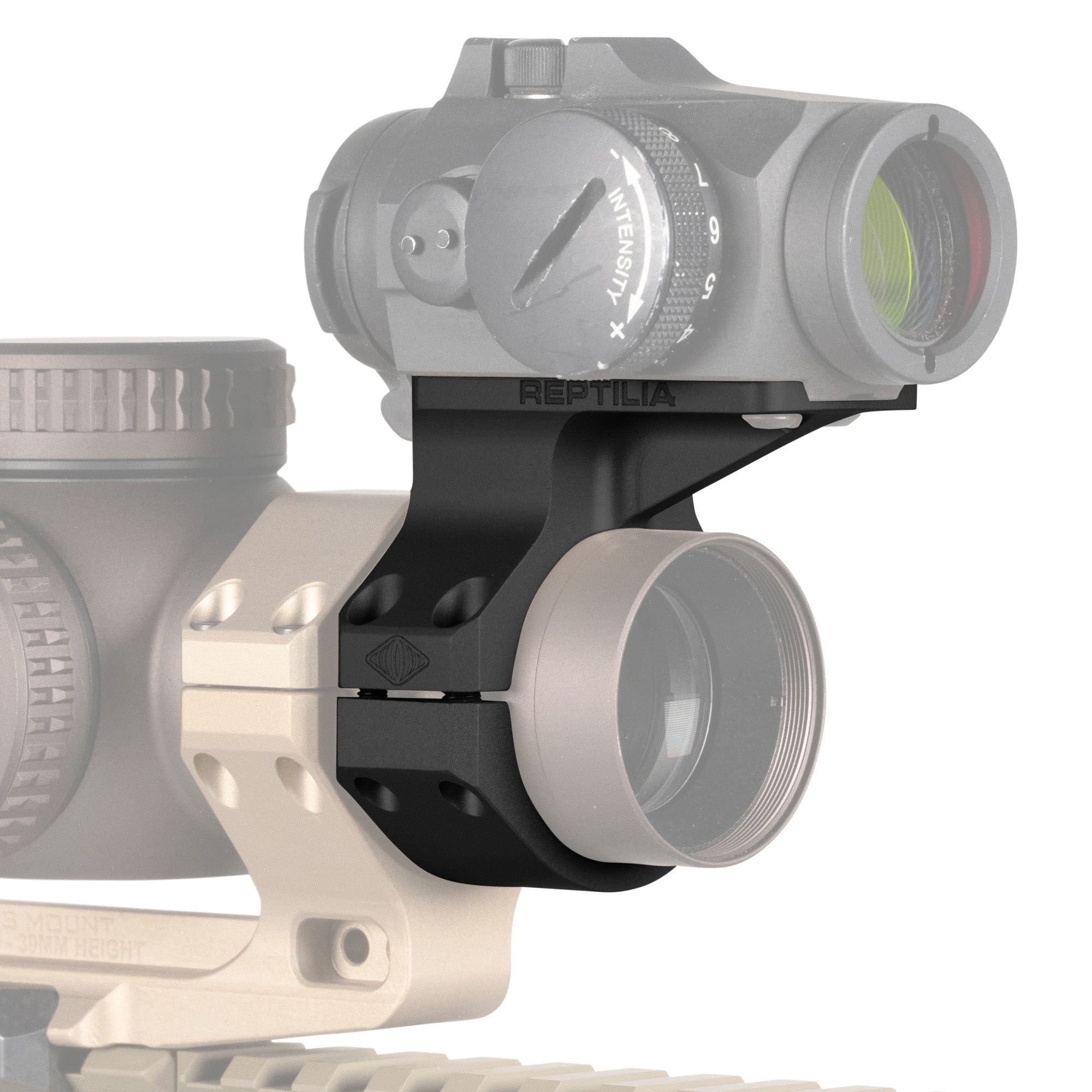 Reptilia ROF-SAR 34mm Ring Mount for Aimpoint Micro Optics – Black