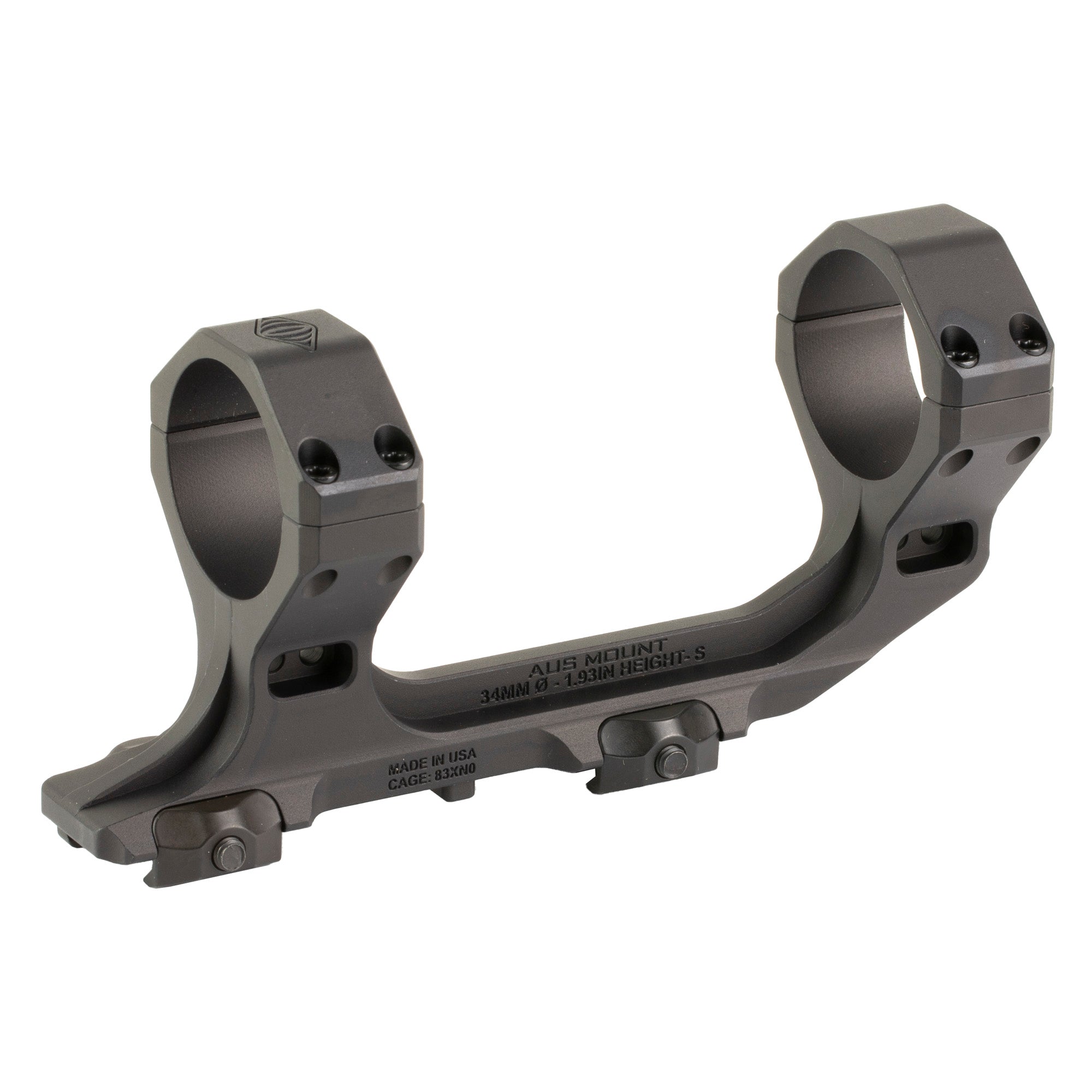 Reptilia AUS 34mm Mount for Magnified Optics - Black