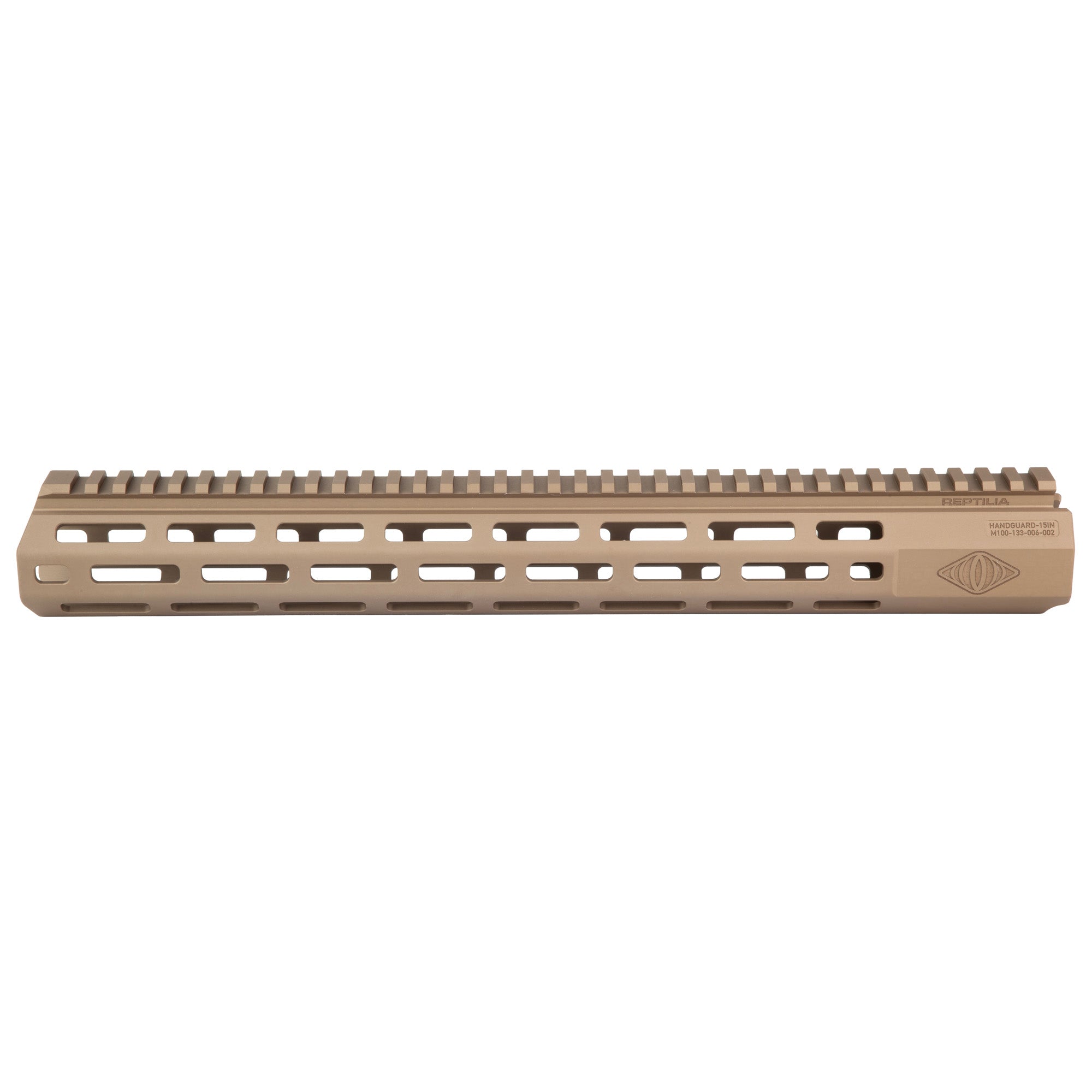 Reptilia Handguard 15 inches M-LOK Flat Dark Earth – Compatible with All M4 Receivers