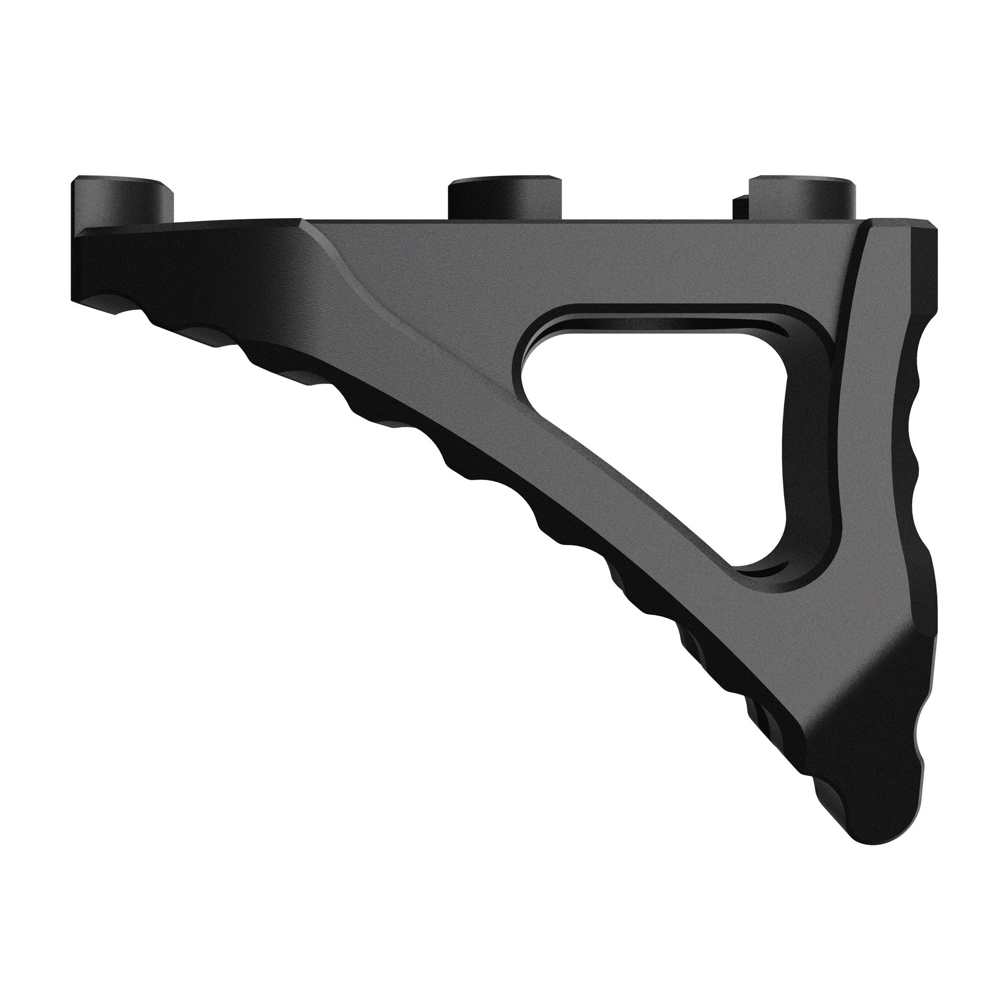 Rise Armament Micro Handstop Black (Part Number RA-030-BLK) for Enhanced Rifle Control