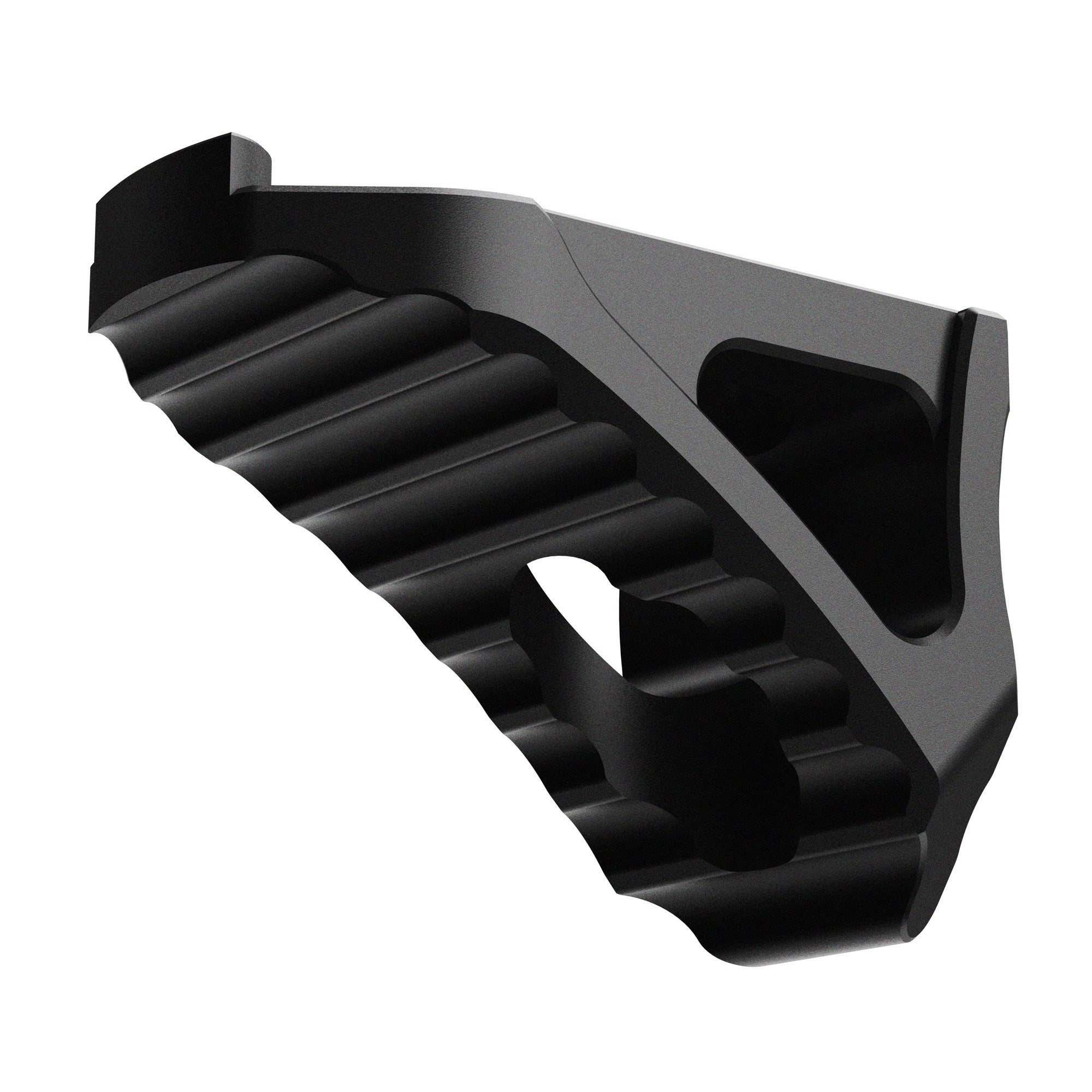 Rise Armament Micro Handstop Black (Part Number RA-030-BLK) for Enhanced Rifle Control