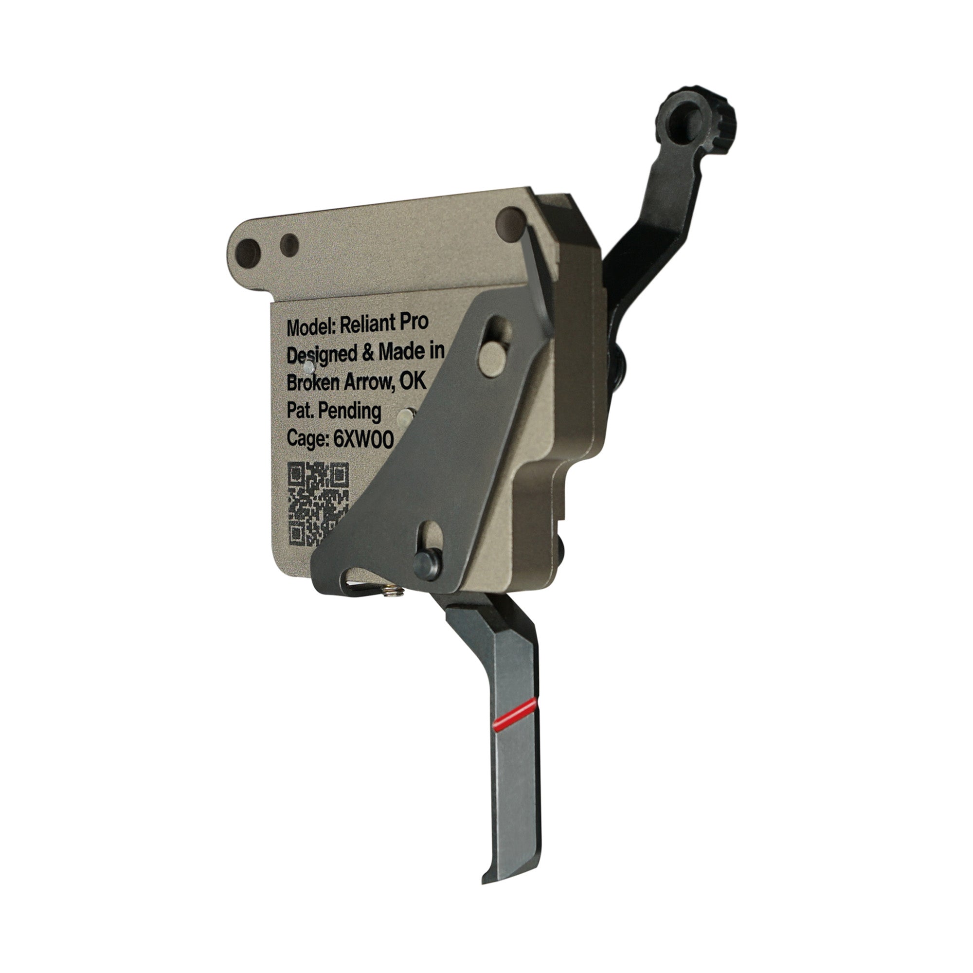Rise Armament Reliant Pro R700 Flat Dark Earth Trigger - Easy-Adjust Safety and Drop-In Fit for Remington 700