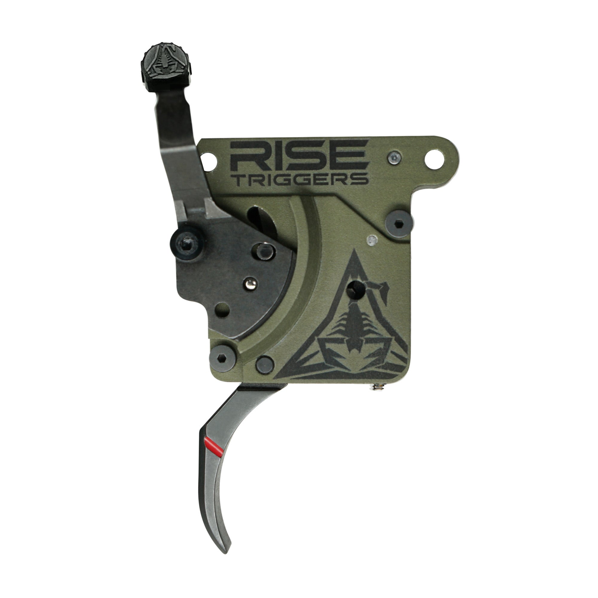 Rise Armament Reliant Trigger RA-740-BC for Remington 700 and Clones, Green