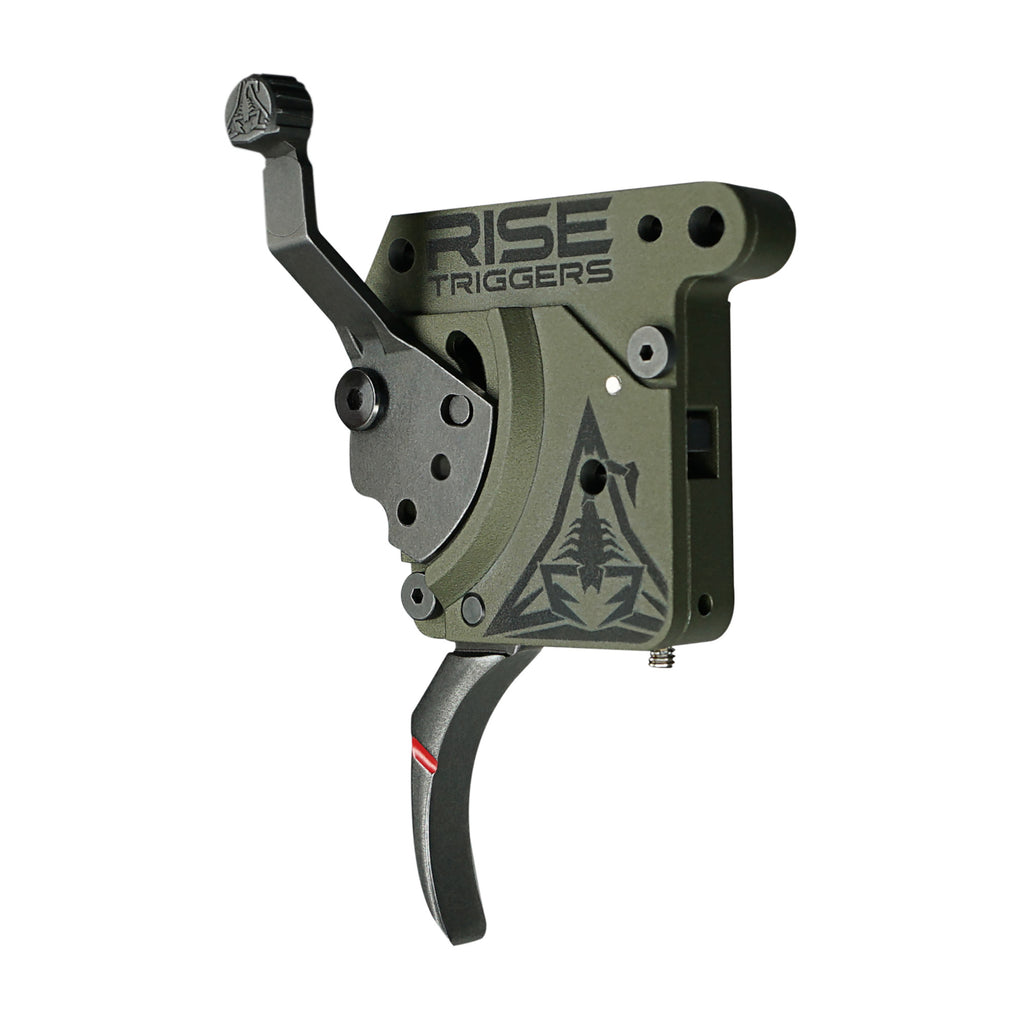 Rise Armament Reliant Trigger RA-740-BC for Remington 700 and Clones, Green