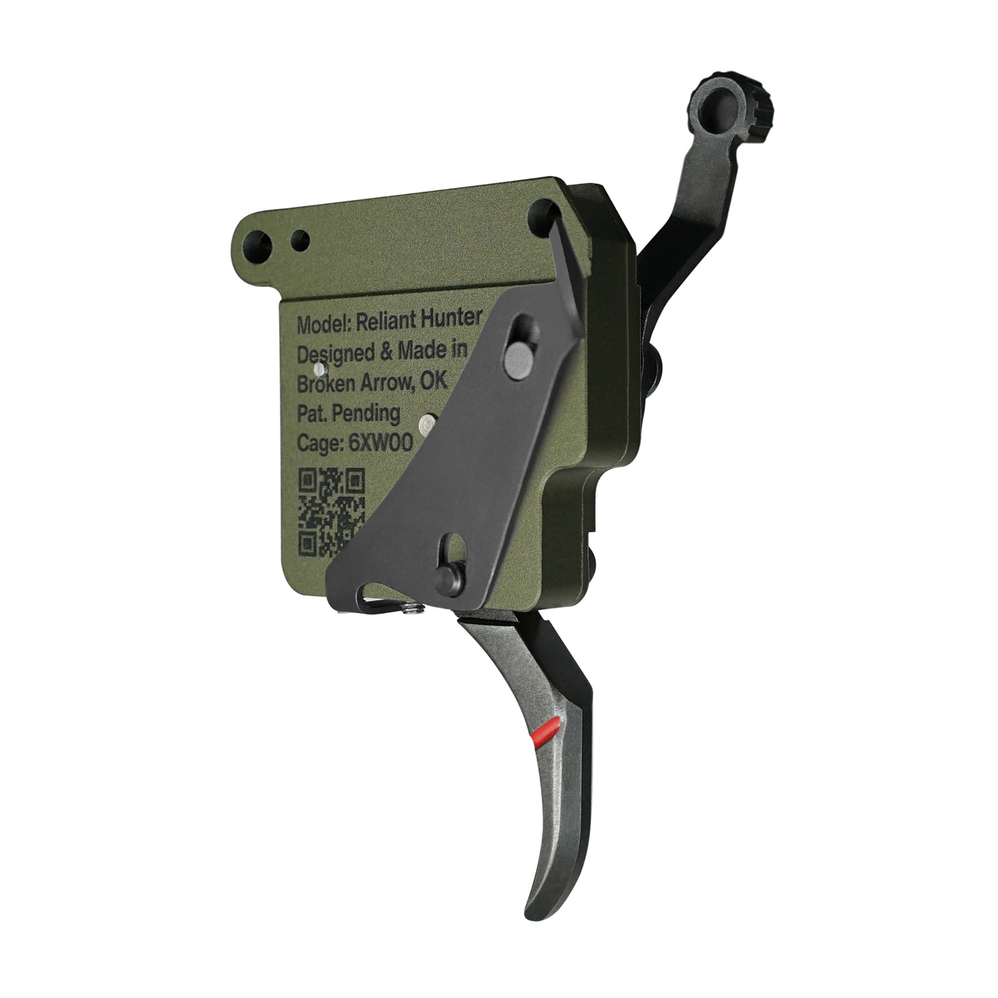 Rise Armament Reliant Trigger RA-740-BC for Remington 700 and Clones, Green
