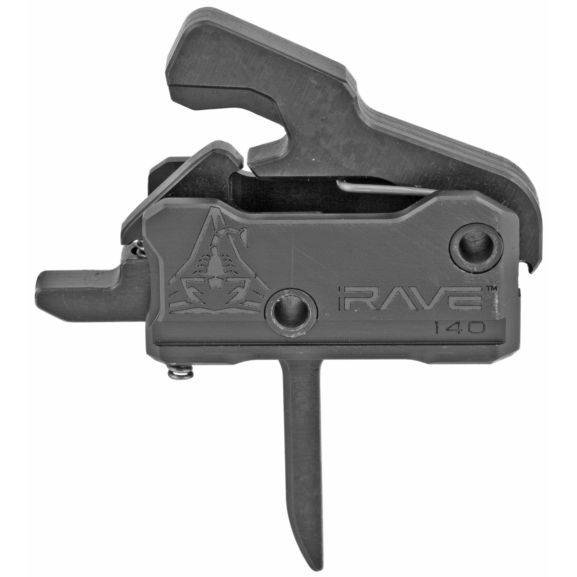 Rise Armament RAVE Series R140F Flat Trigger in Black