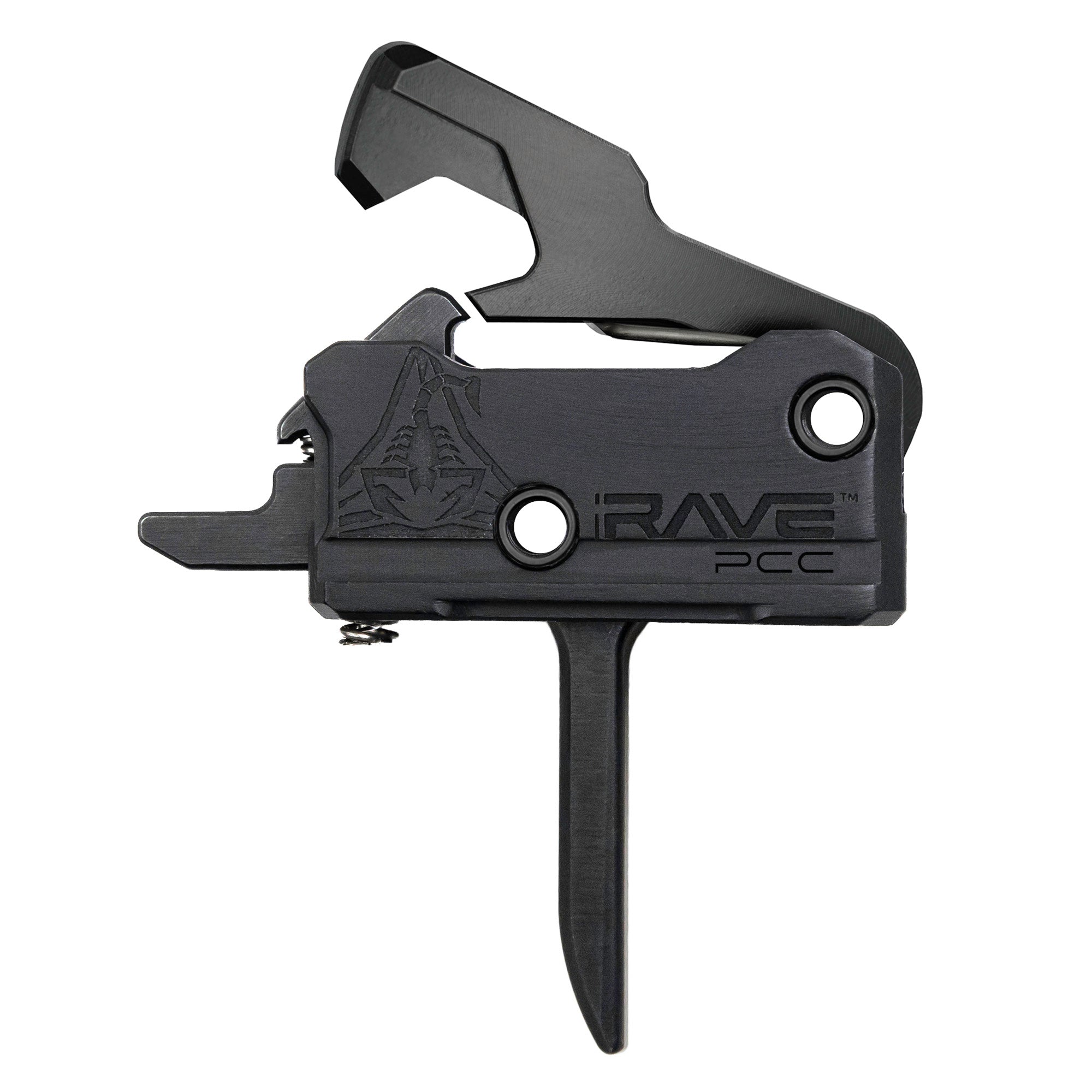 Rise Armament RAVE-PCC Flat Trigger for AR9 - Black