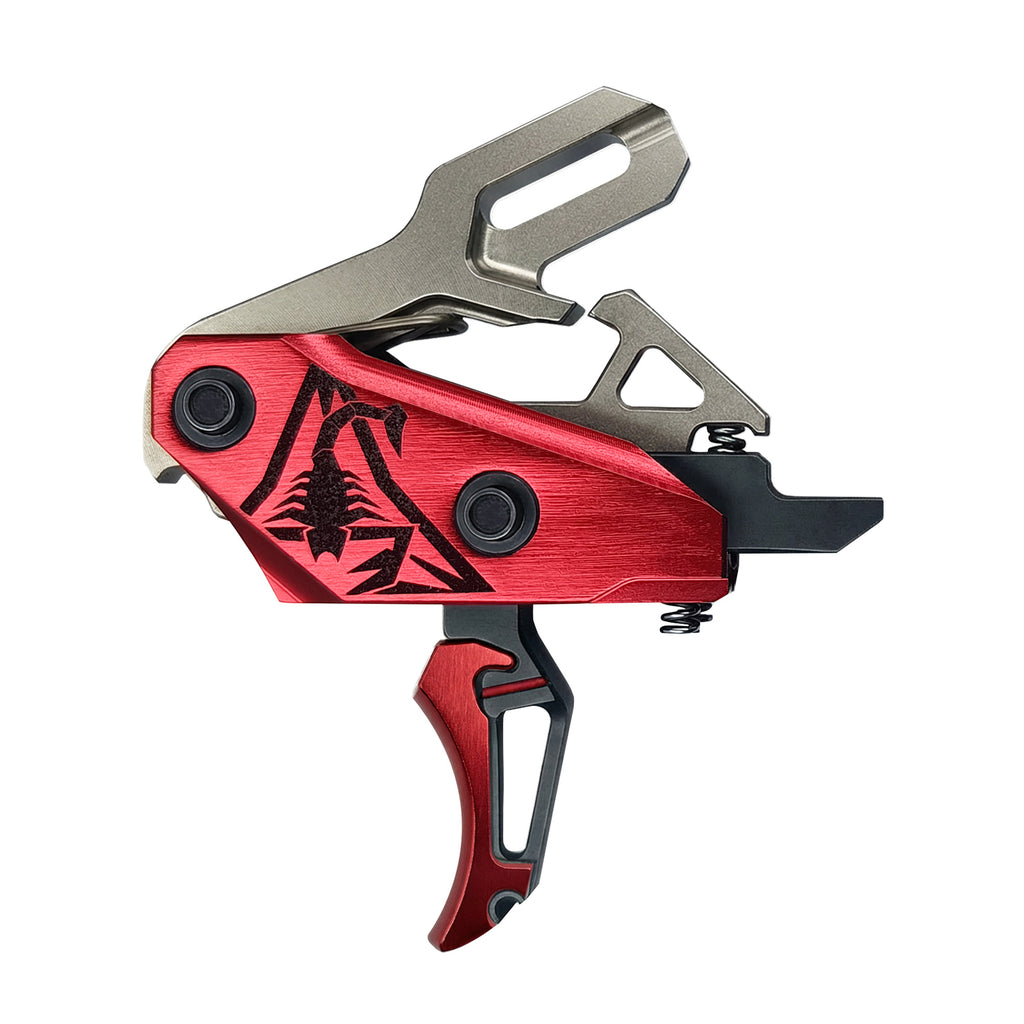 Rise Armament RISE REV 535 Black and Red Slide-and-Snap AR Trigger