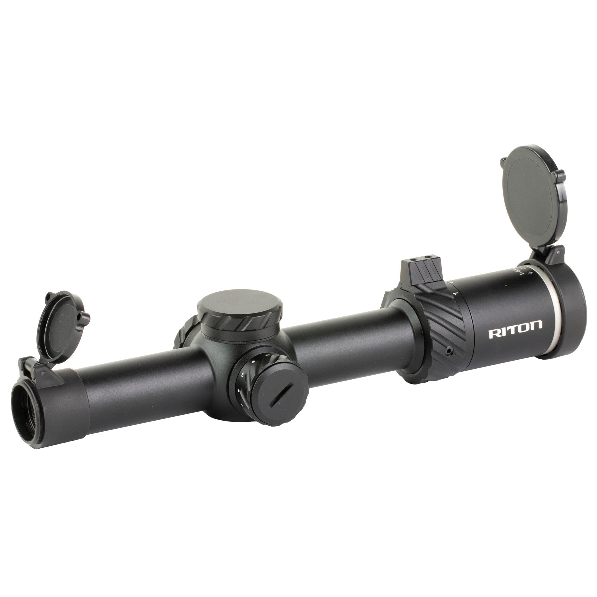Riton Optics 3 Series Tactix 1-8x24 Rifle Scope – Low Power Variable Optic with Illuminated Reticle