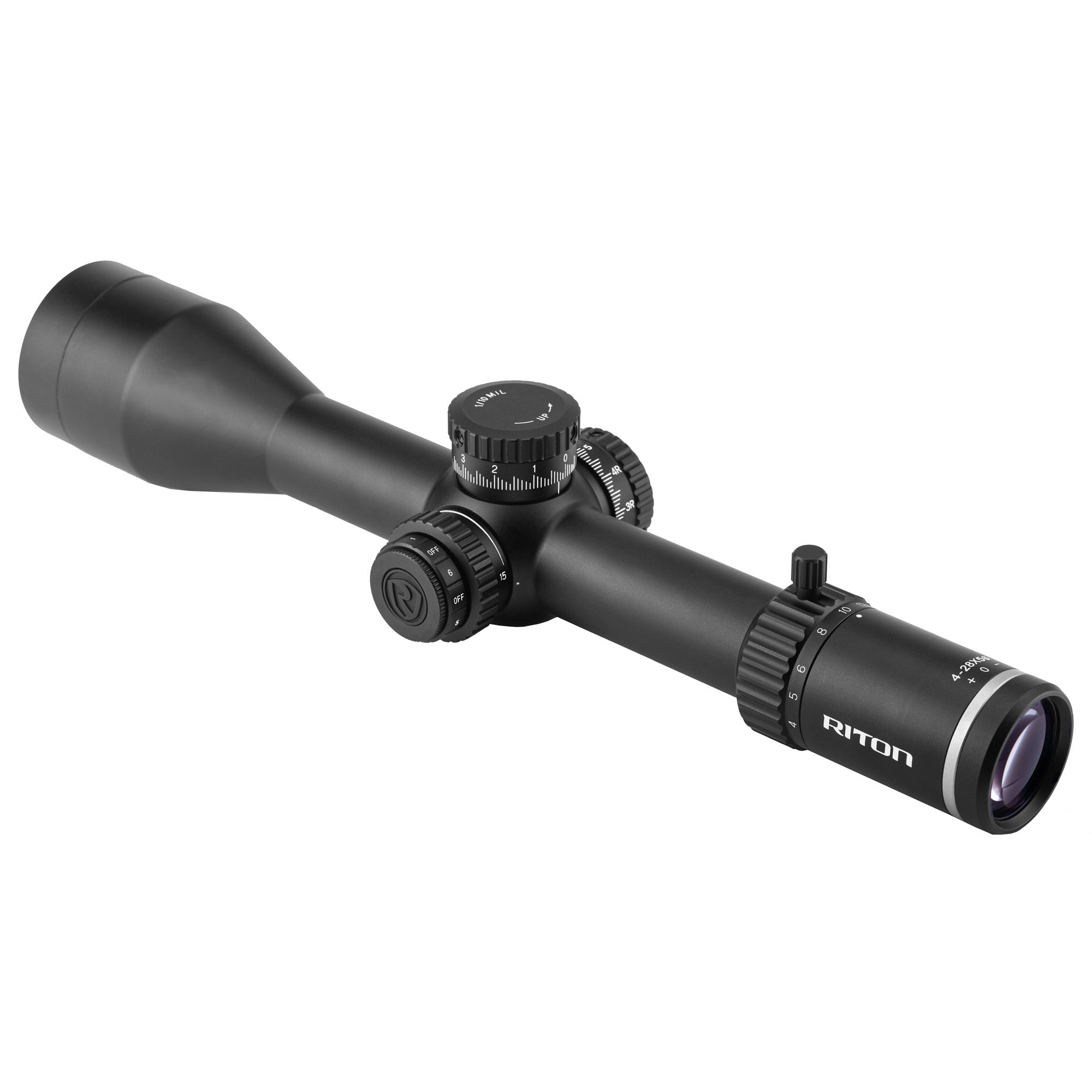 Riton Optics 5 Series Conquer 4-28x56 FFP Rifle Scope with Illuminated Reticle