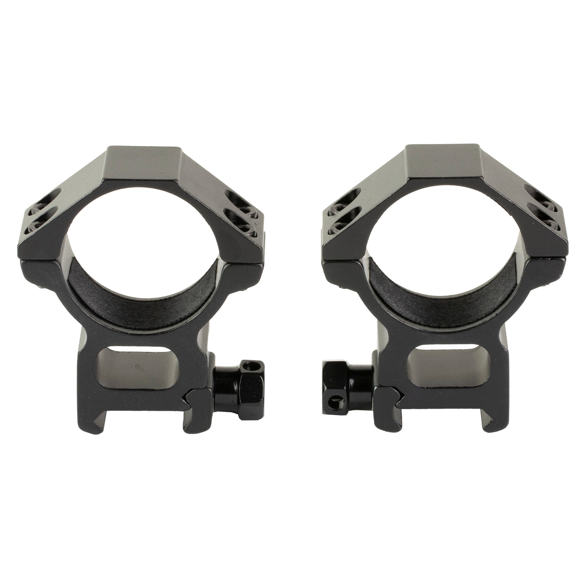 Riton Optics 34mm High Scope Rings - Black, Machined from 6061-T6 Aluminum