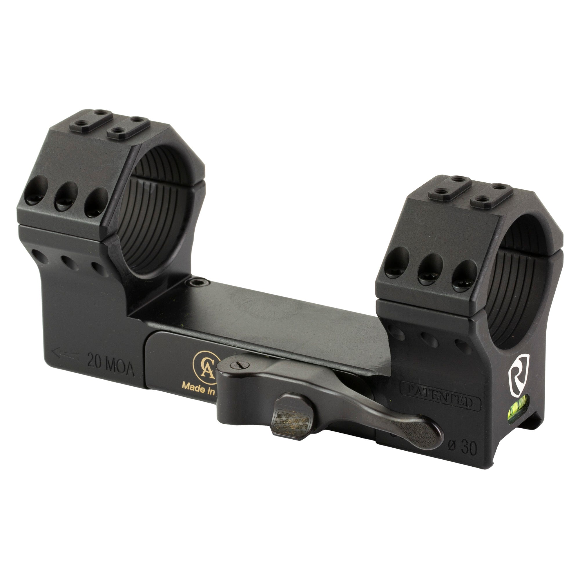 Riton Optics Contessa 30mm Picatinny QD Mount with 20 MOA Riser