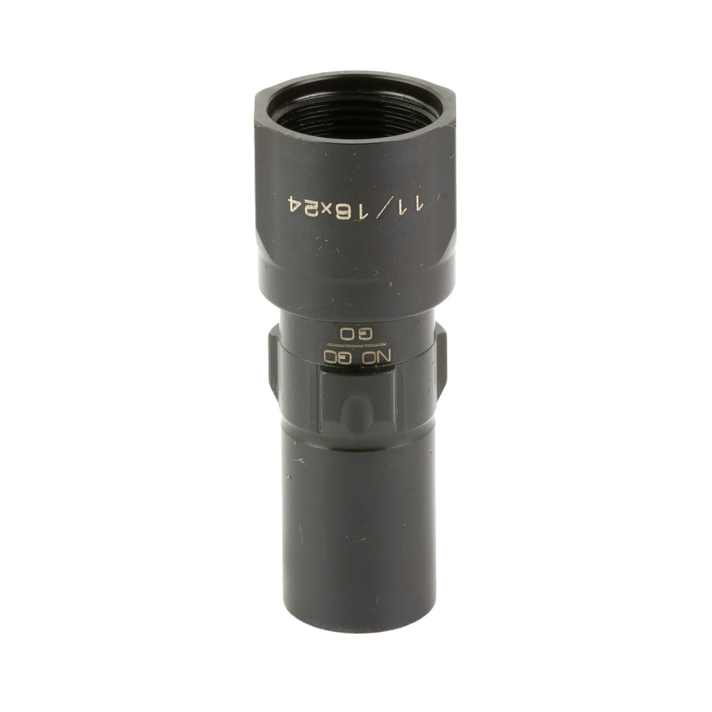 Rugged Suppressors .45ACP 3 Lug Adapter - Black with Go/No Go Gauge for Secure Attachment
