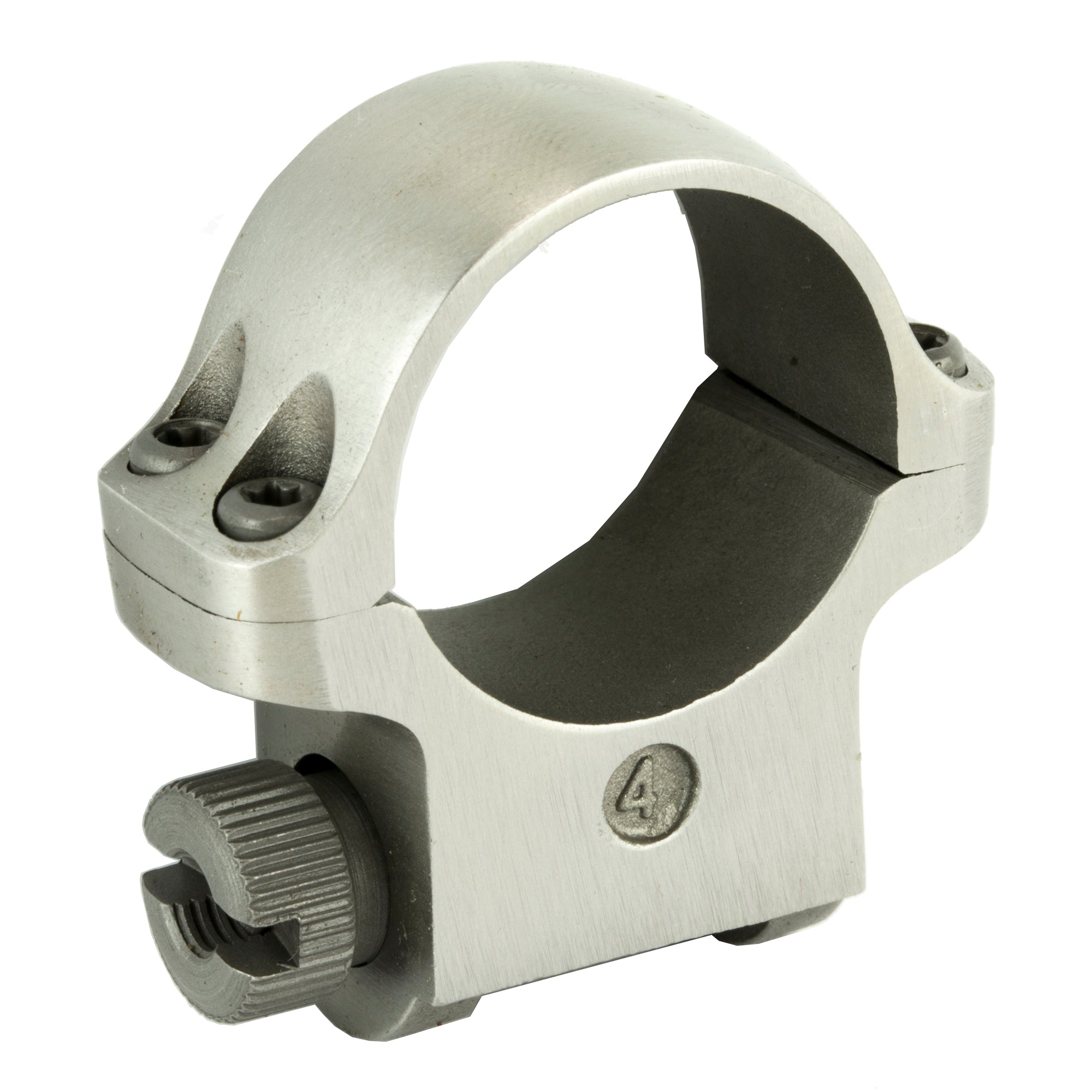 Ruger 90282 Medium Scope Ring with Stainless Finish for 1-Inch Tubes and 42mm Objectives