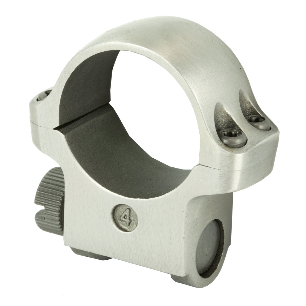 Ruger 90282 Medium Scope Ring with Stainless Finish for 1-Inch Tubes and 42mm Objectives