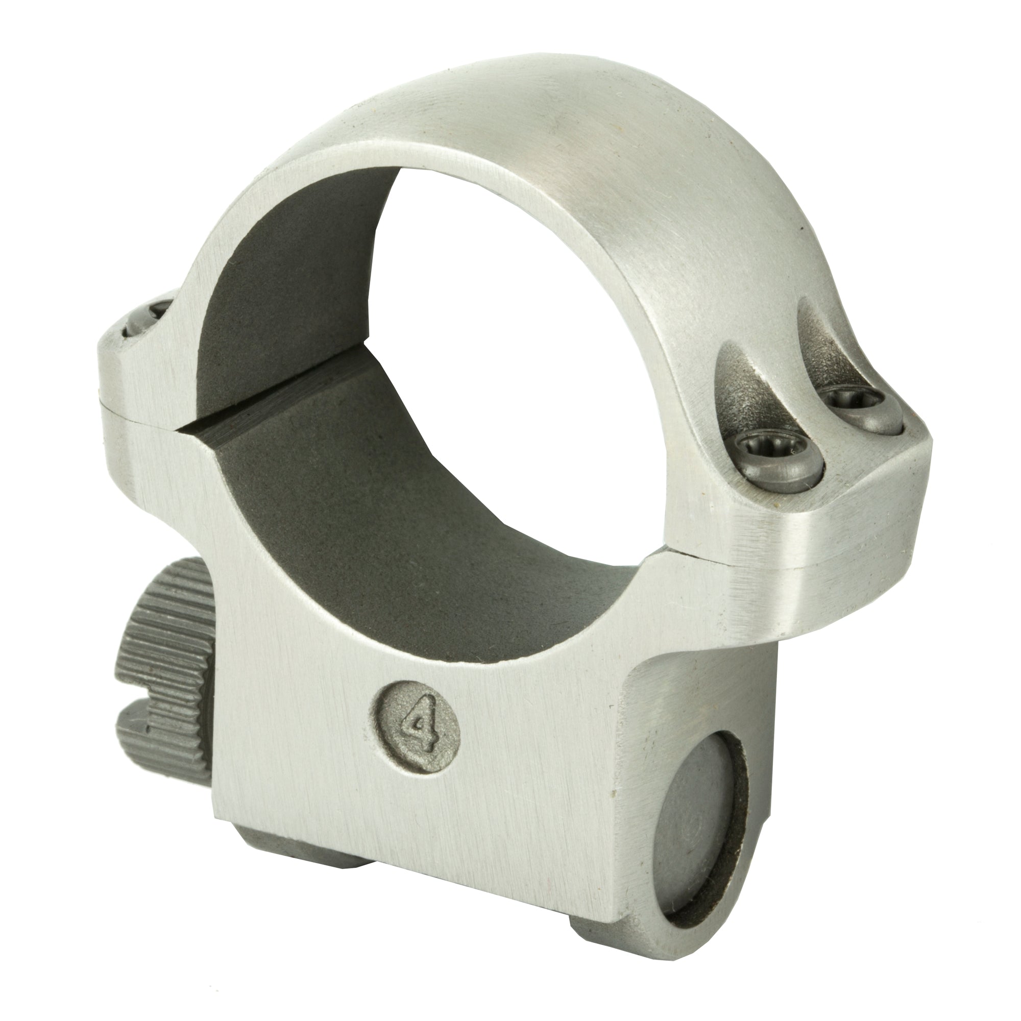 Ruger 90282 Medium Scope Ring with Stainless Finish for 1-Inch Tubes and 42mm Objectives
