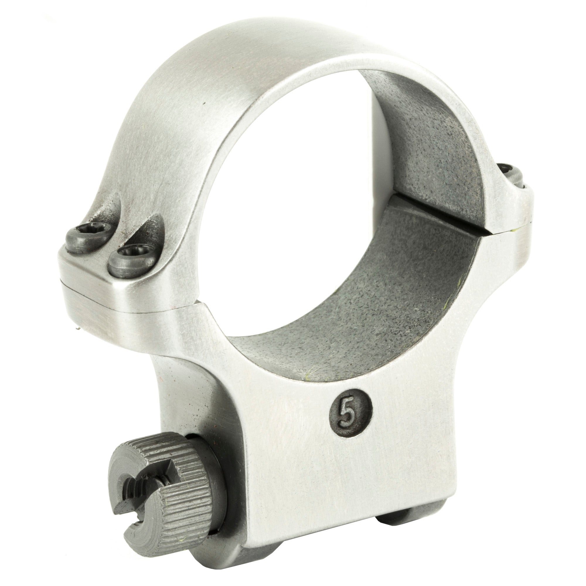 Ruger 30mm High Scope Ring with Stainless Finish - Model RUG90286