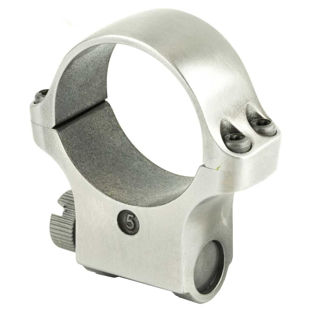 Ruger 30mm High Scope Ring with Stainless Finish - Model RUG90286
