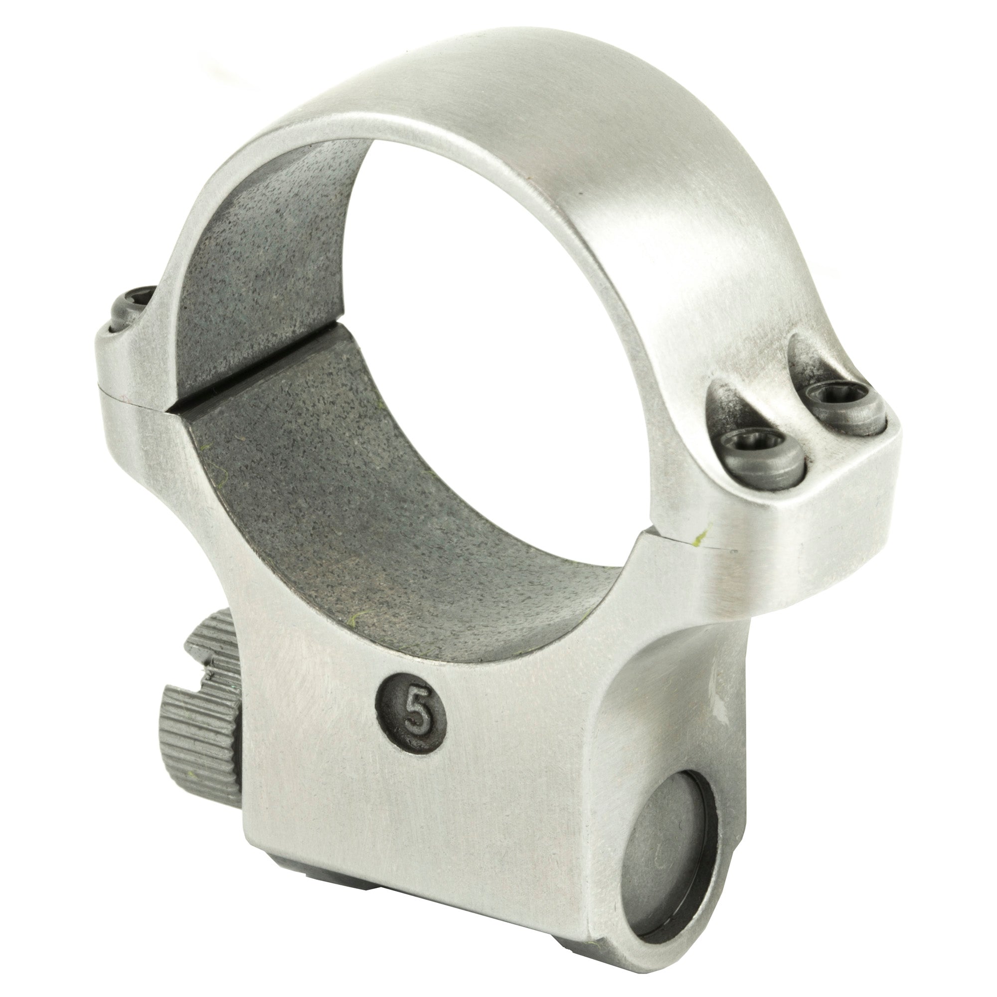 Ruger 30mm High Scope Ring with Stainless Finish - Model RUG90286