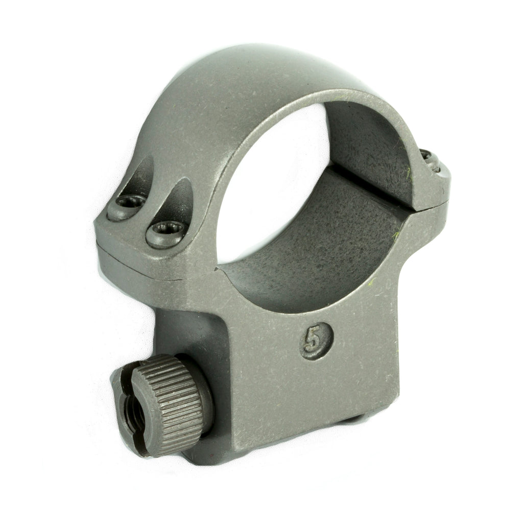 Ruger 90295 High Scope Ring with Matte Stainless Finish for 1-Inch Tubes and 52mm Objectives