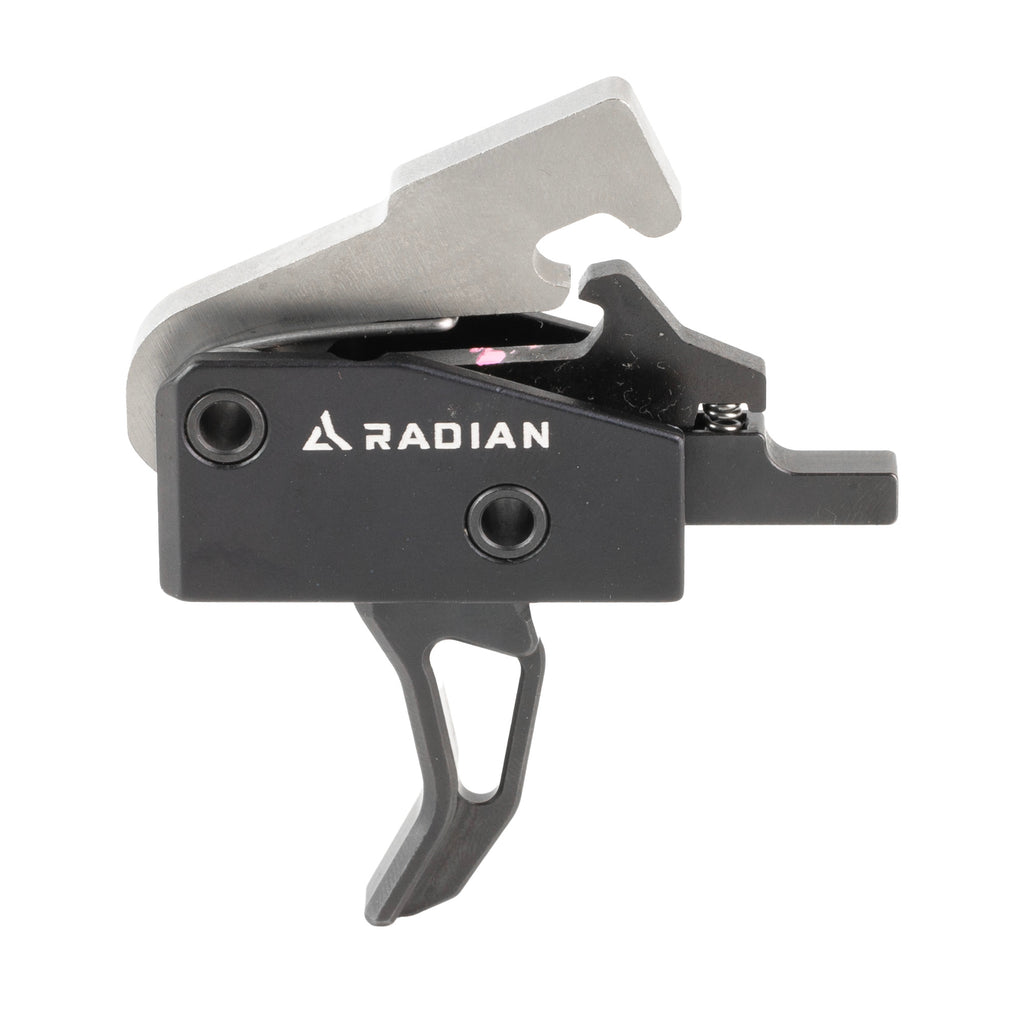 Radian Weapons Vertex Trigger - Black and Silver Precision Firearm Trigger for Enhanced Performance