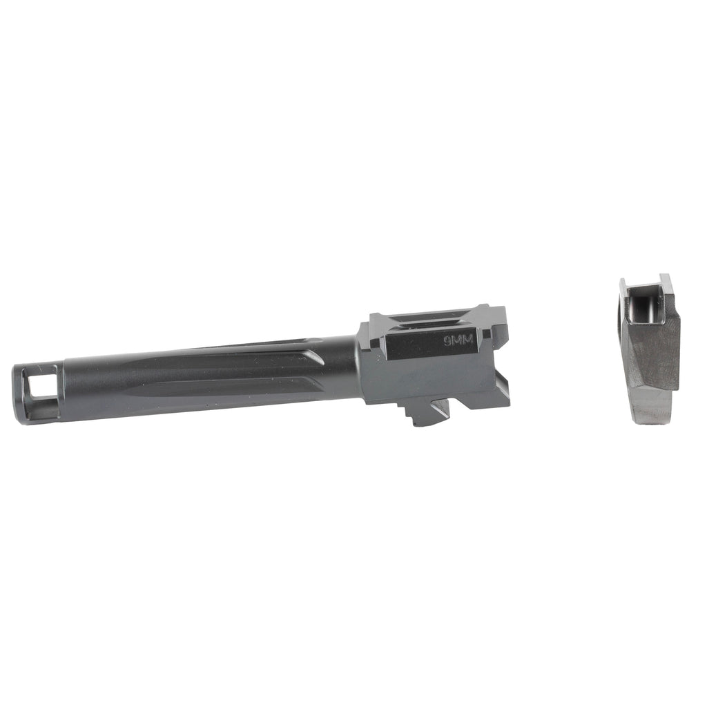 Radian Weapons Afterburner RAMJET Micro Compensator for Glock G19 G4 - 9mm Fluted Barrel, Black