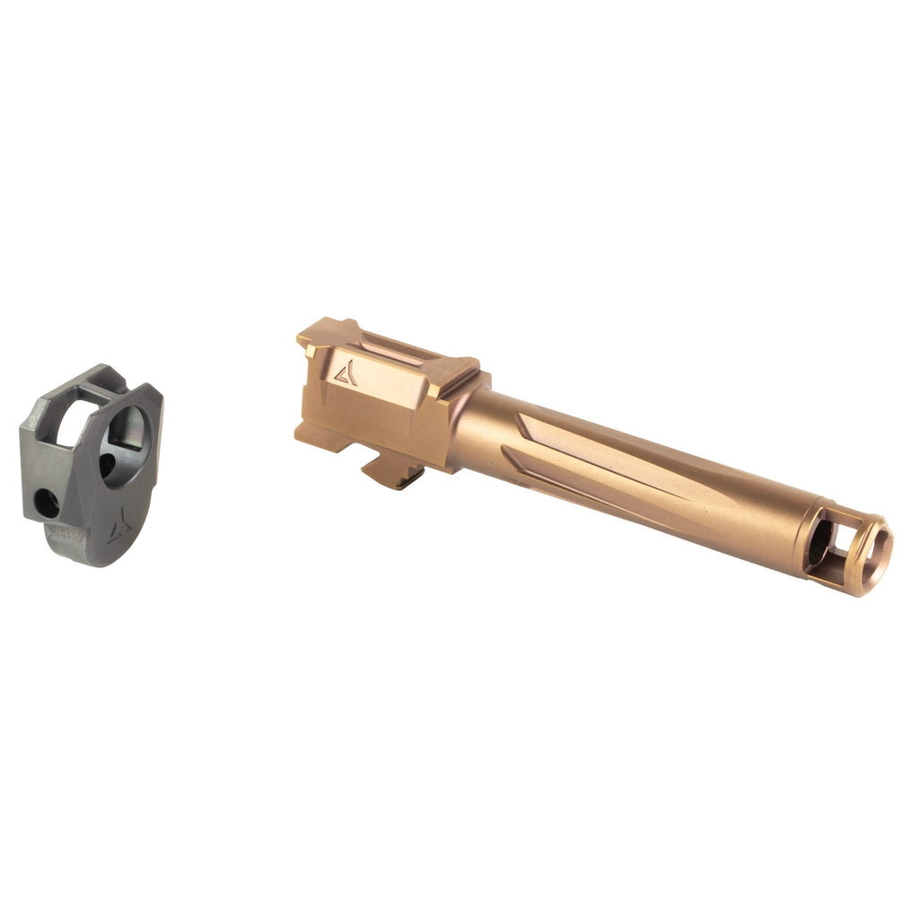 Radian Weapons RAMJET Afterburner Plus RAMJET Barrel for Glock 19 Gen 4 in Bronze