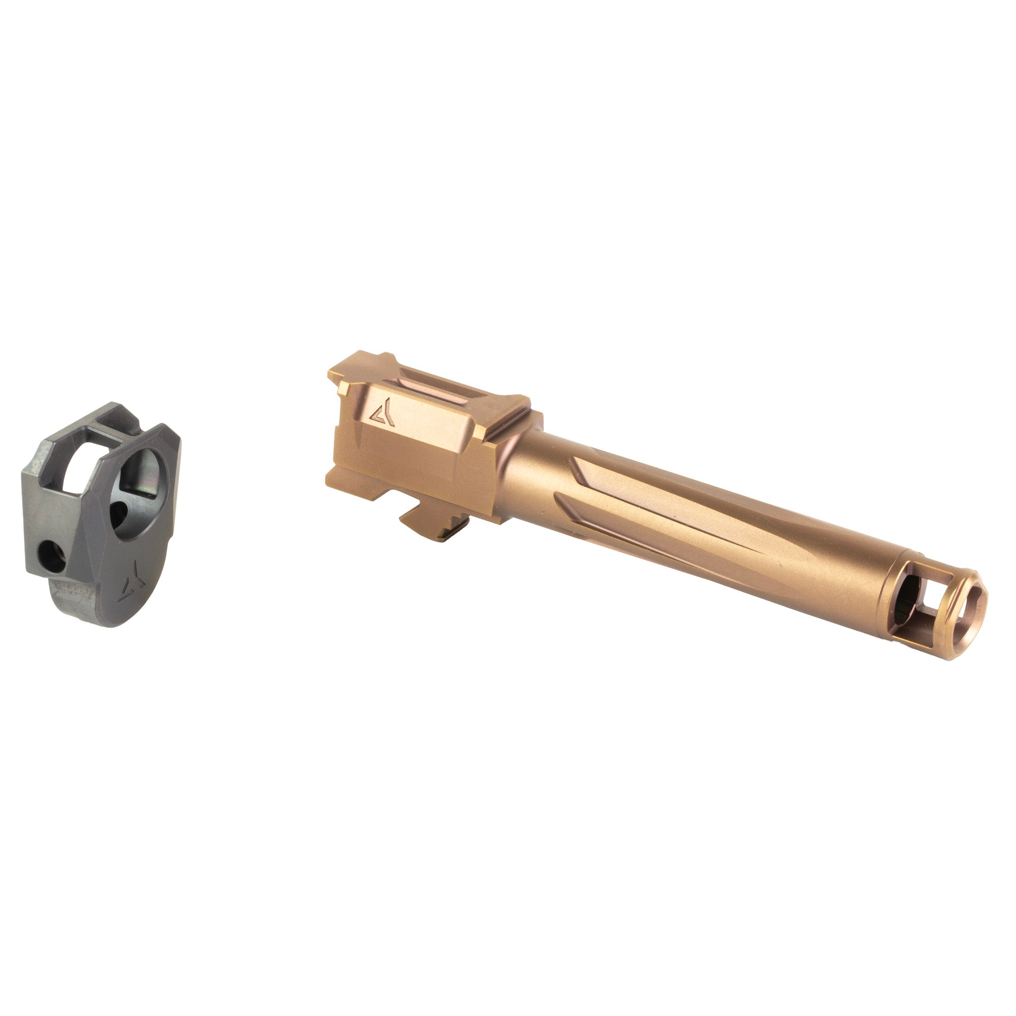 Radian Weapons RAMJET Afterburner Plus RAMJET Barrel for Glock 19 Gen 4 in Bronze