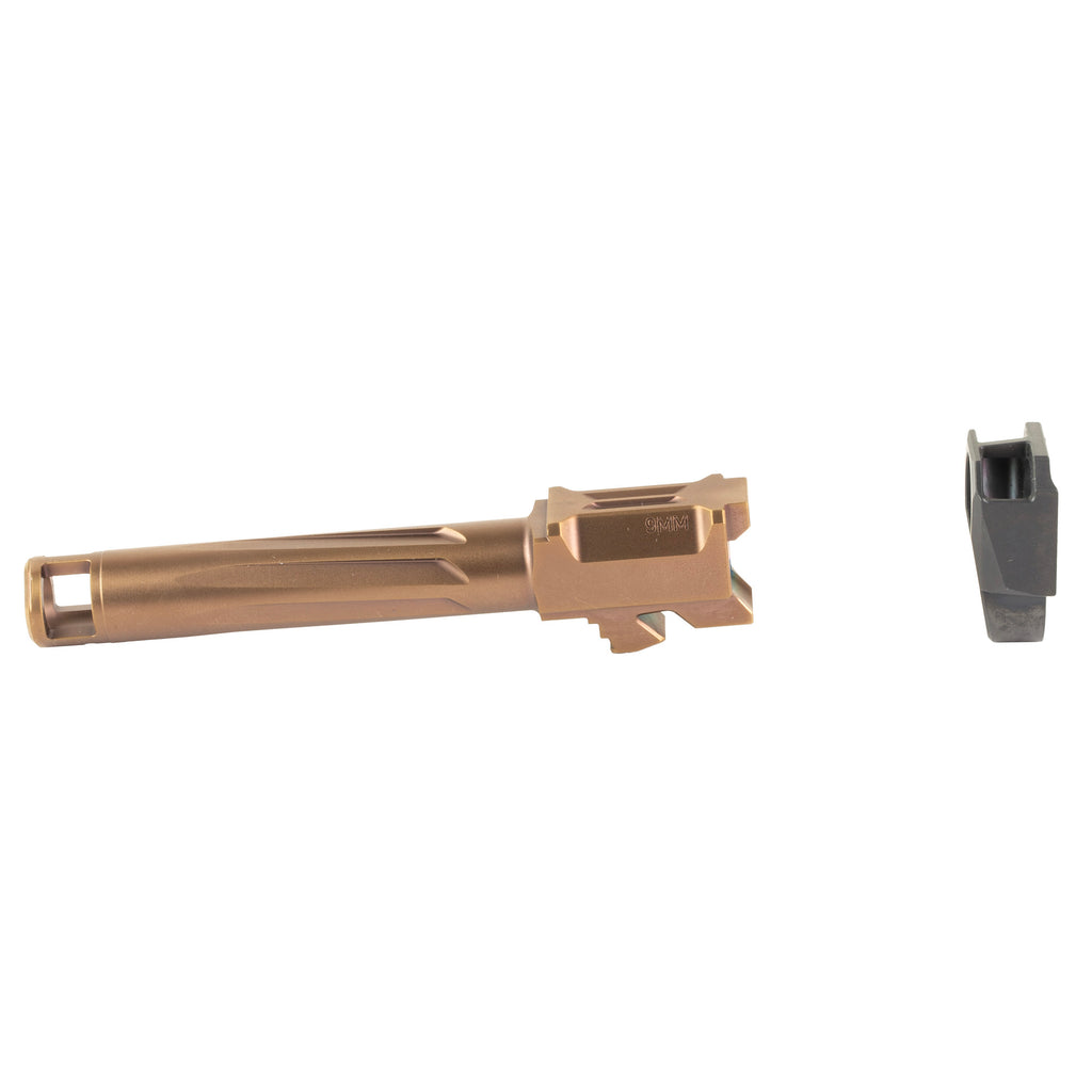 Radian Weapons RAMJET Afterburner Plus RAMJET Barrel for Glock 19 Gen 4 in Bronze