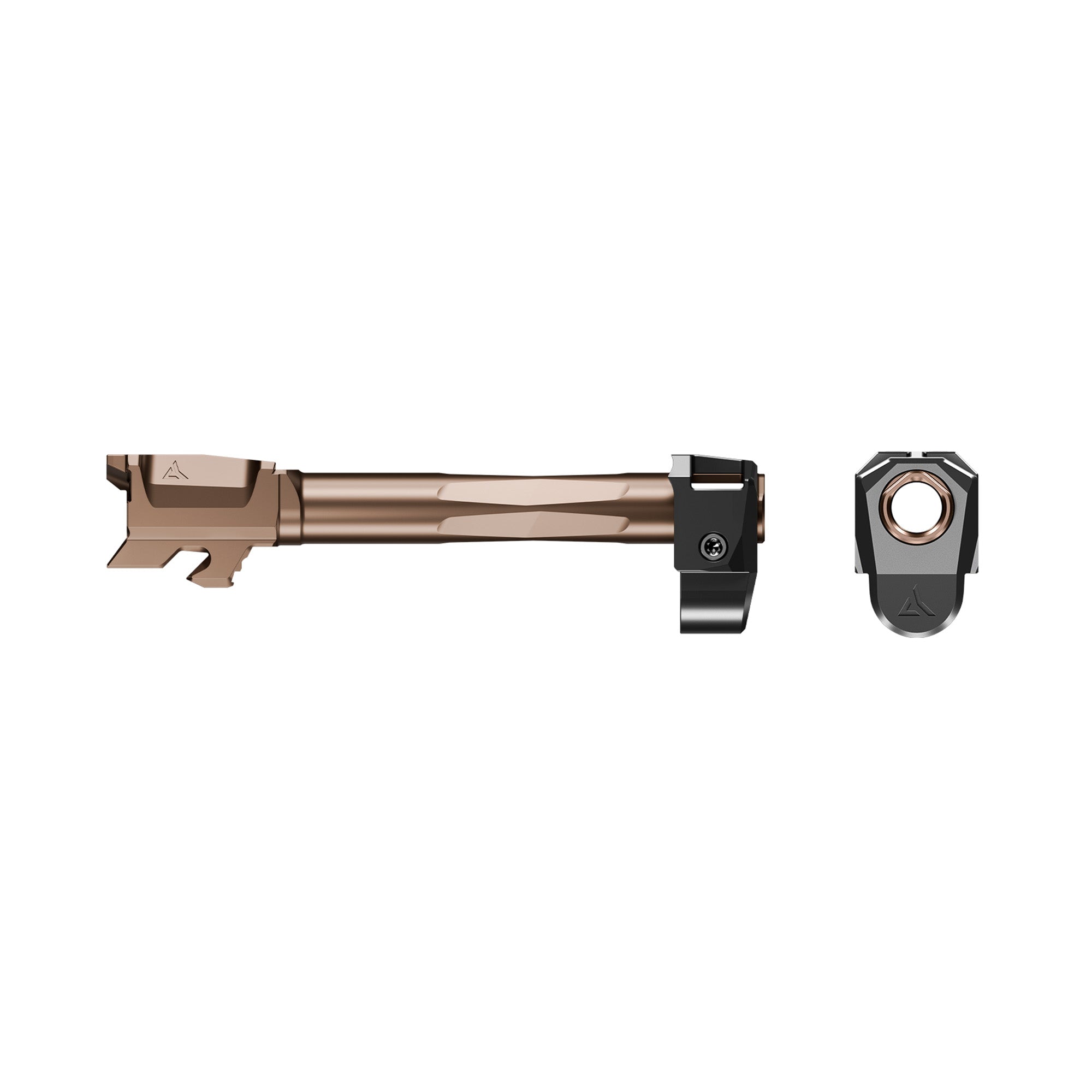 Radian Weapons RAMJET 9mm Barrel with Afterburner Compensator – Bronze Finish