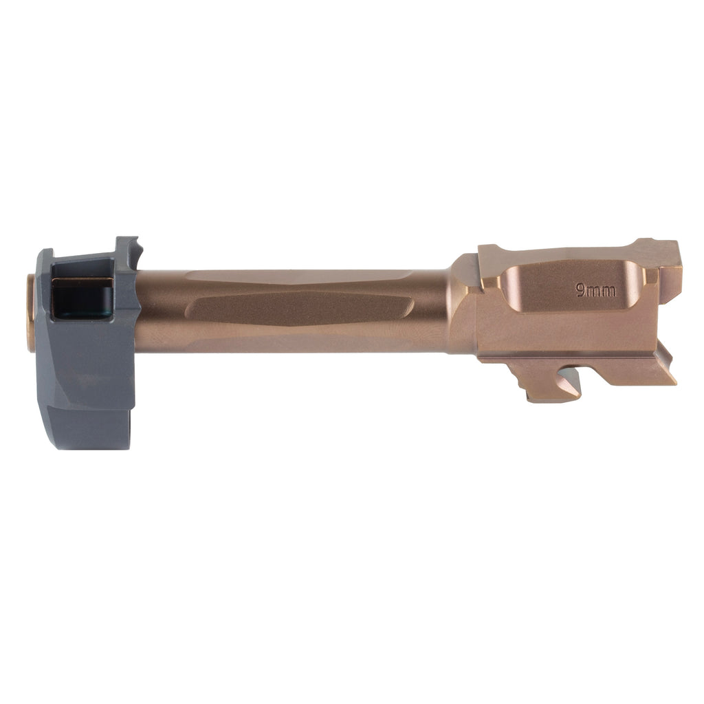 Radian Weapons Radian Afterburner + Ramjet 9mm Barrel for Glock 43X in Bronze