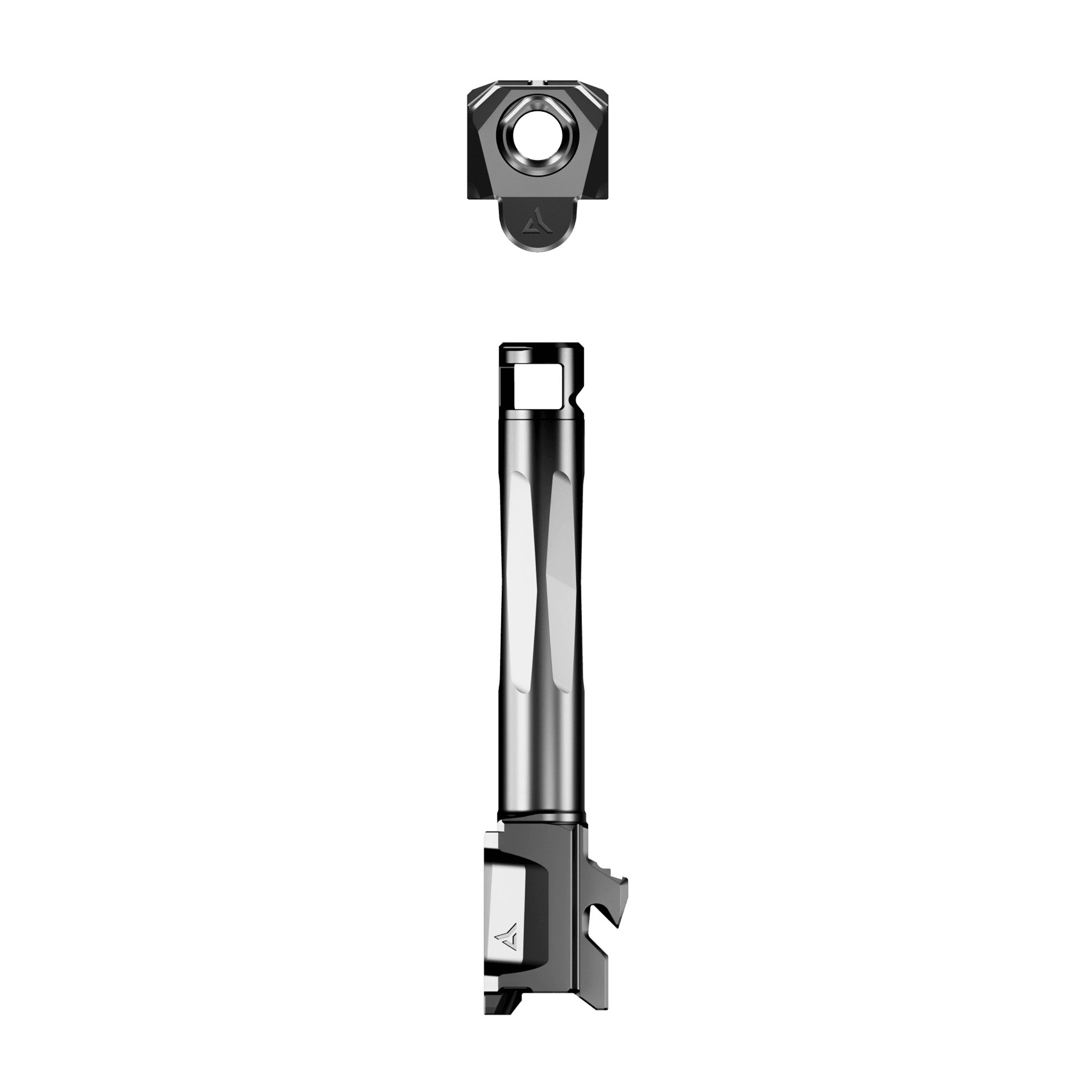 Radian Weapons R0944 Ramjet Micro Compensator for 9mm Fluted Barrel, Black