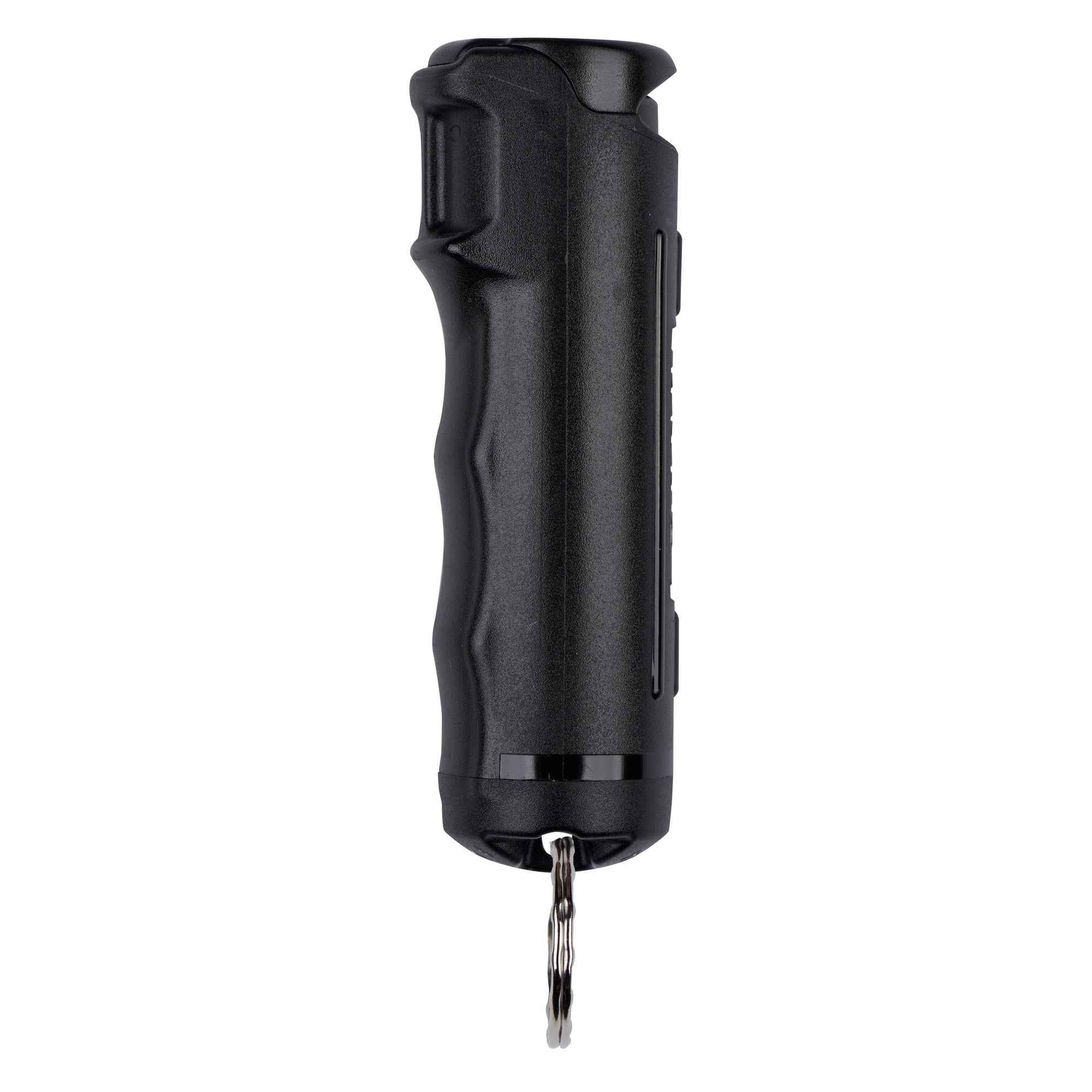 Sabre Flip Top Pepper Gel with Finger Grip and Key Ring – 0.54 oz Black Self-Defense Spray
