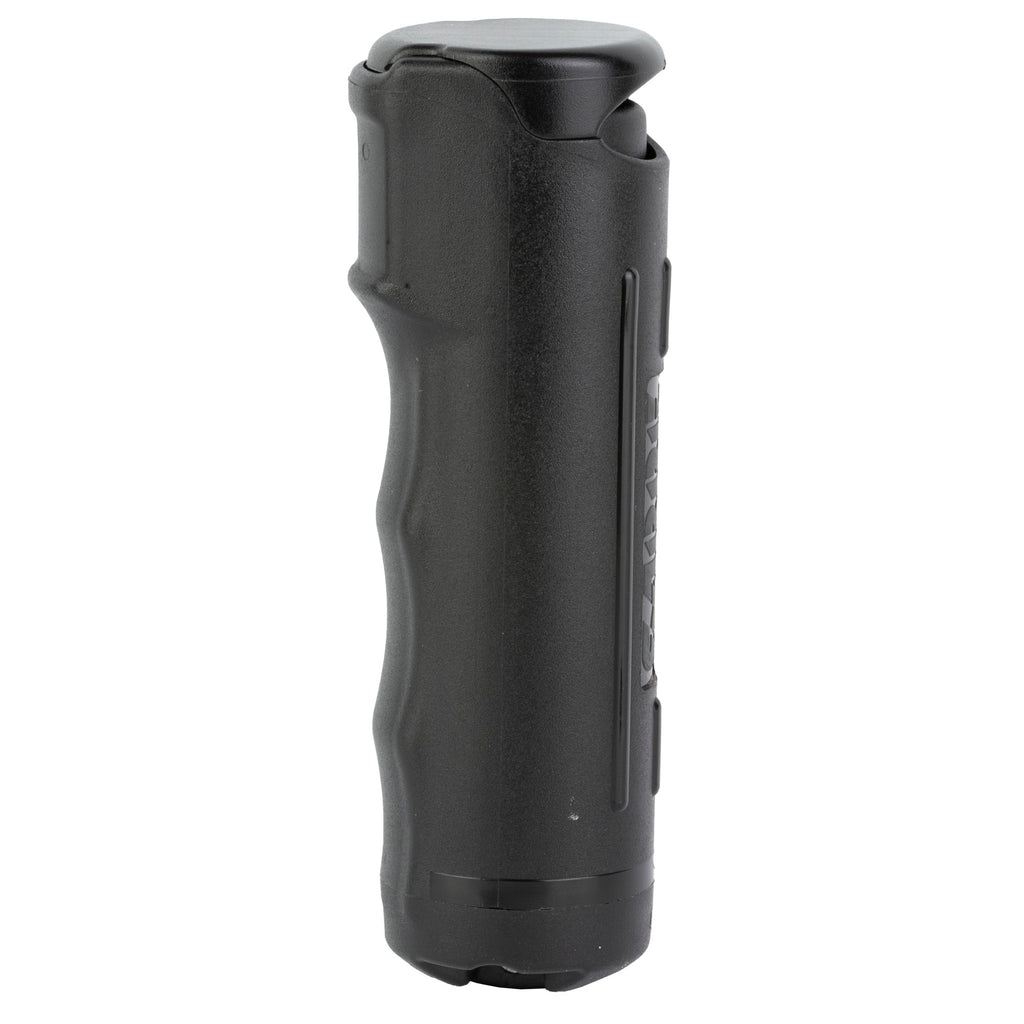 Sabre Pepper Gel with Quick Release Whistle Keychain – 0.54 oz Black Self-Defense Spray