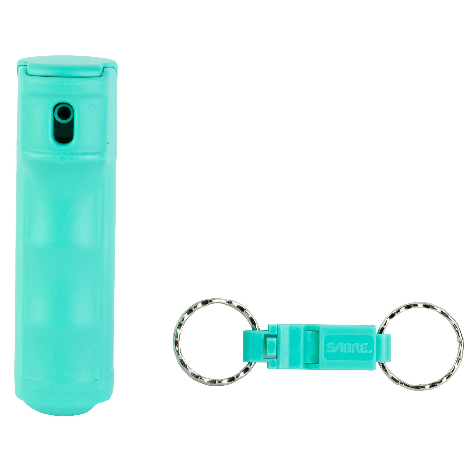 Sabre Pepper Gel with Quick Release Whistle Keychain – 0.54 oz Mint