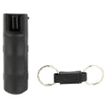 Sabre Hardcase Pepper Spray Keychain with Quick Release – Police-Strength 0.54 oz Black