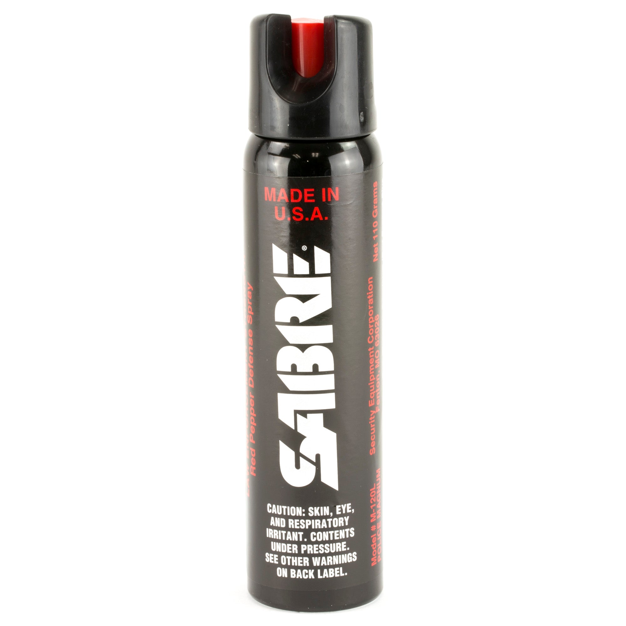 Sabre M-120L Spray Locking Top Magnum Pepper Spray – 4.36 oz Personal Safety Device