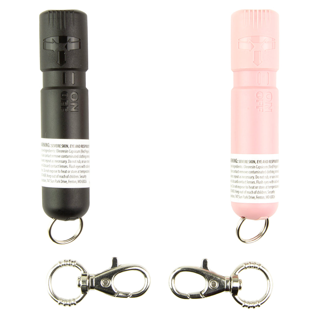Sabre Mighty Discreet Pepper Spray - Black, 0.18 oz Personal Safety Device