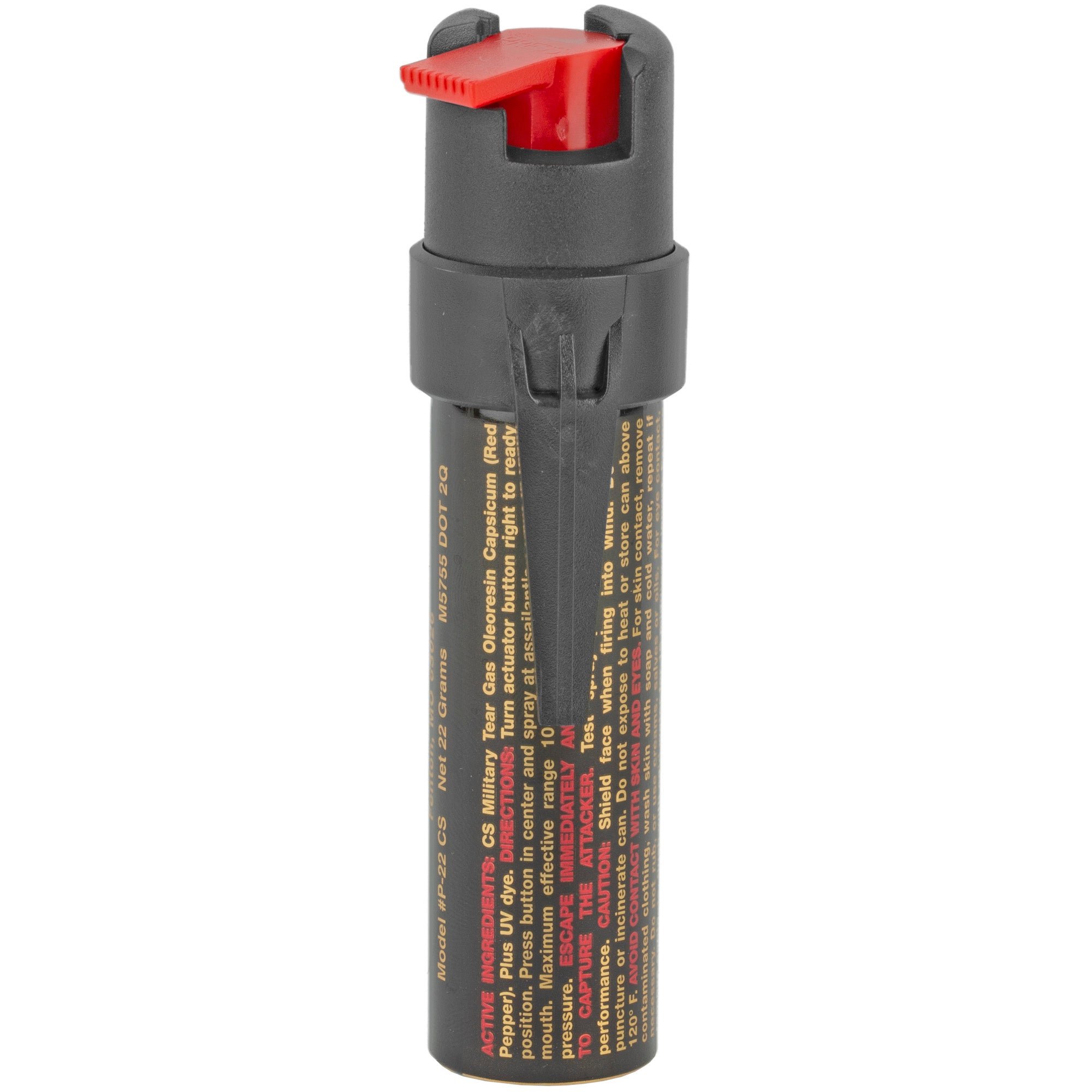Sabre P-22 Pocket Pepper Spray with Clip – 0.75 oz Personal Safety Device