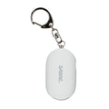 Sabre 2-in-1 Personal Alarm with LED Light and Snap Hook - White