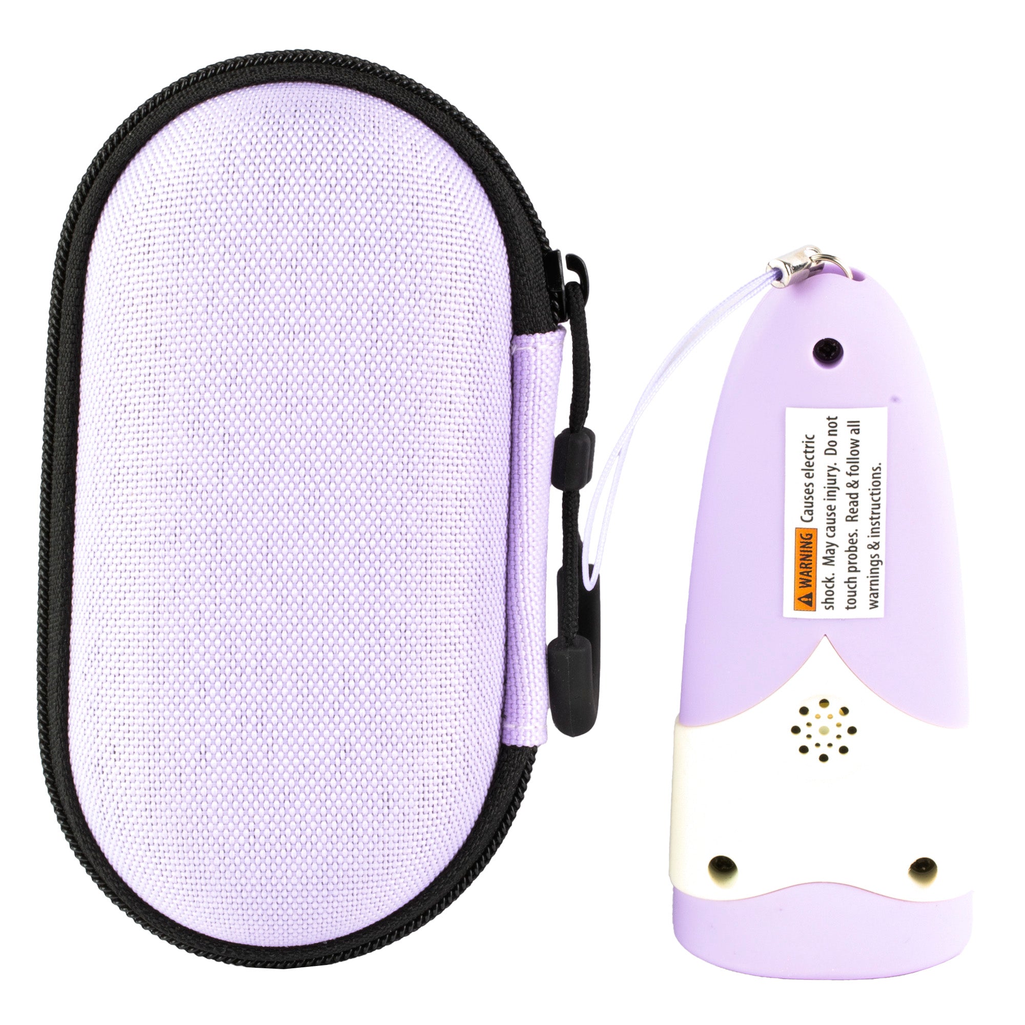 Sabre Mini Stun Gun with Personal Alarm and Flashlight - Compact 3-in-1 Safety Device in White