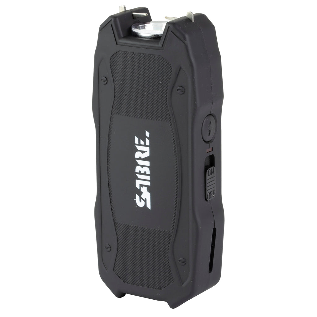 Sabre S-1021 2-in-1 Stun Gun with Flashlight and Battery Indicator - Black