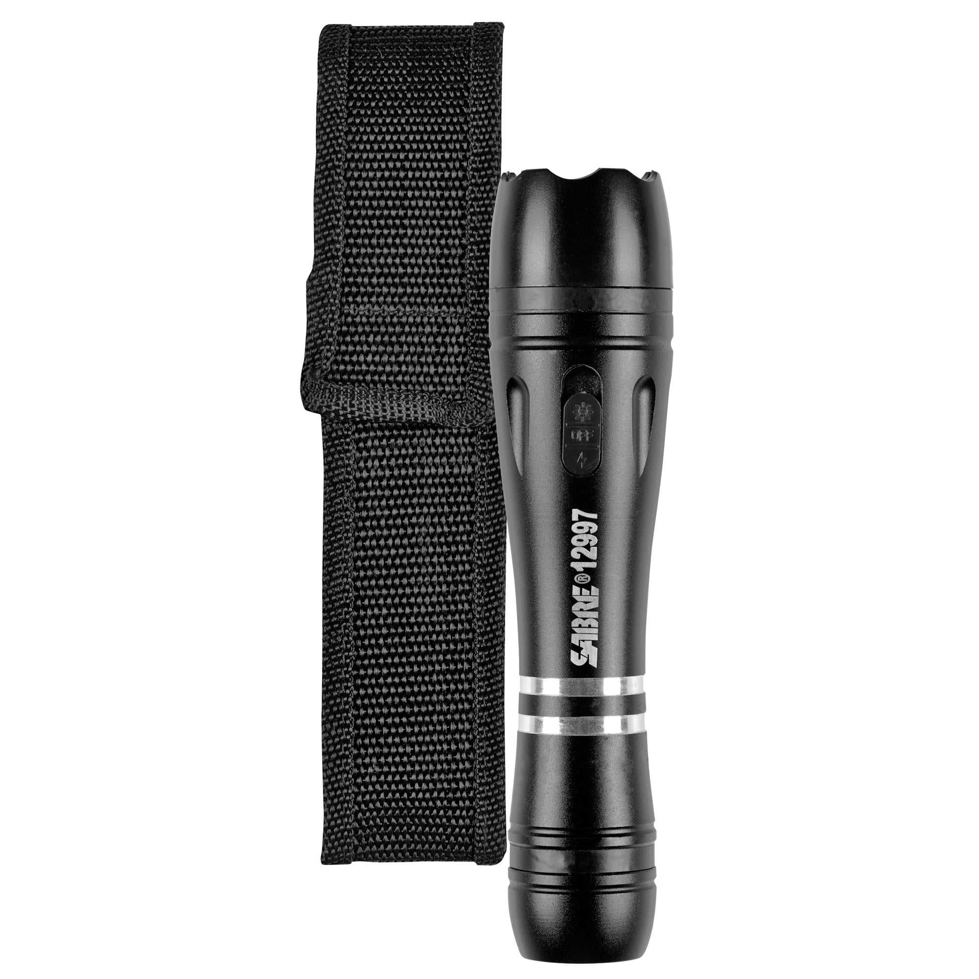 Sabre S-3000SF Stun Gun with Flashlight - Black