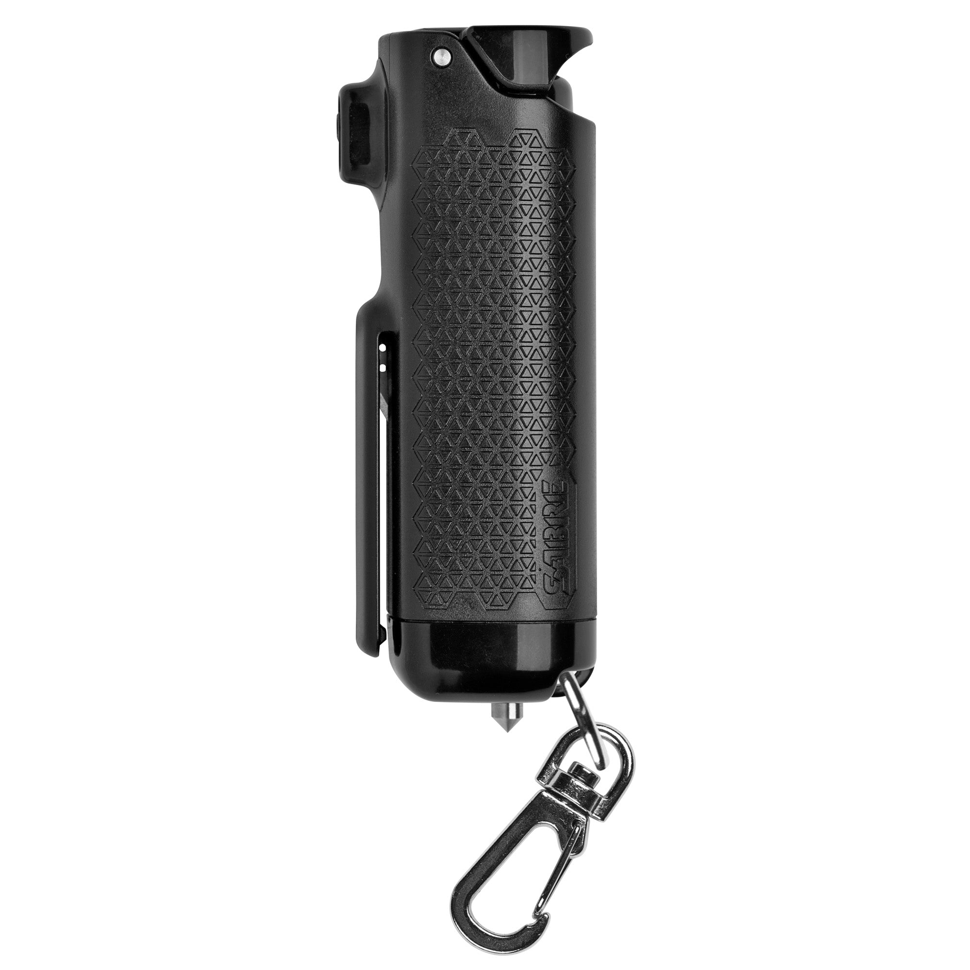 Sabre Hard Case Pepper Gel with Seat Belt Cutter and Window Breaker, 0.54 oz, Black
