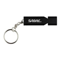 Sabre WSTL-02 Emergency Safety Whistle with Lanyard and Keychain - Loud 120dB Alarm in Black
