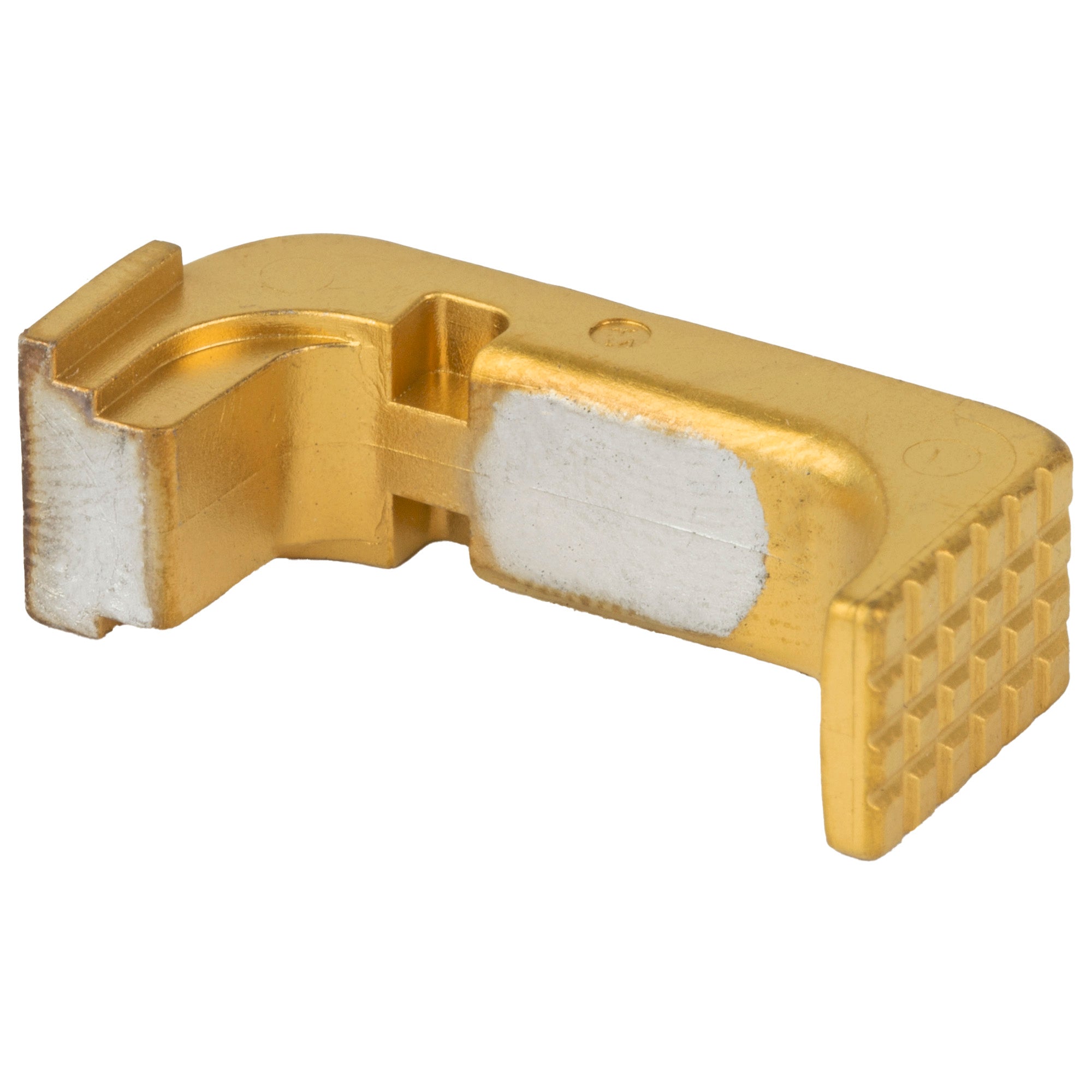 Shield Arms Glock 43X/48 Gold Mag Catch and Release - Steel Mag Catch for Enhanced Durability