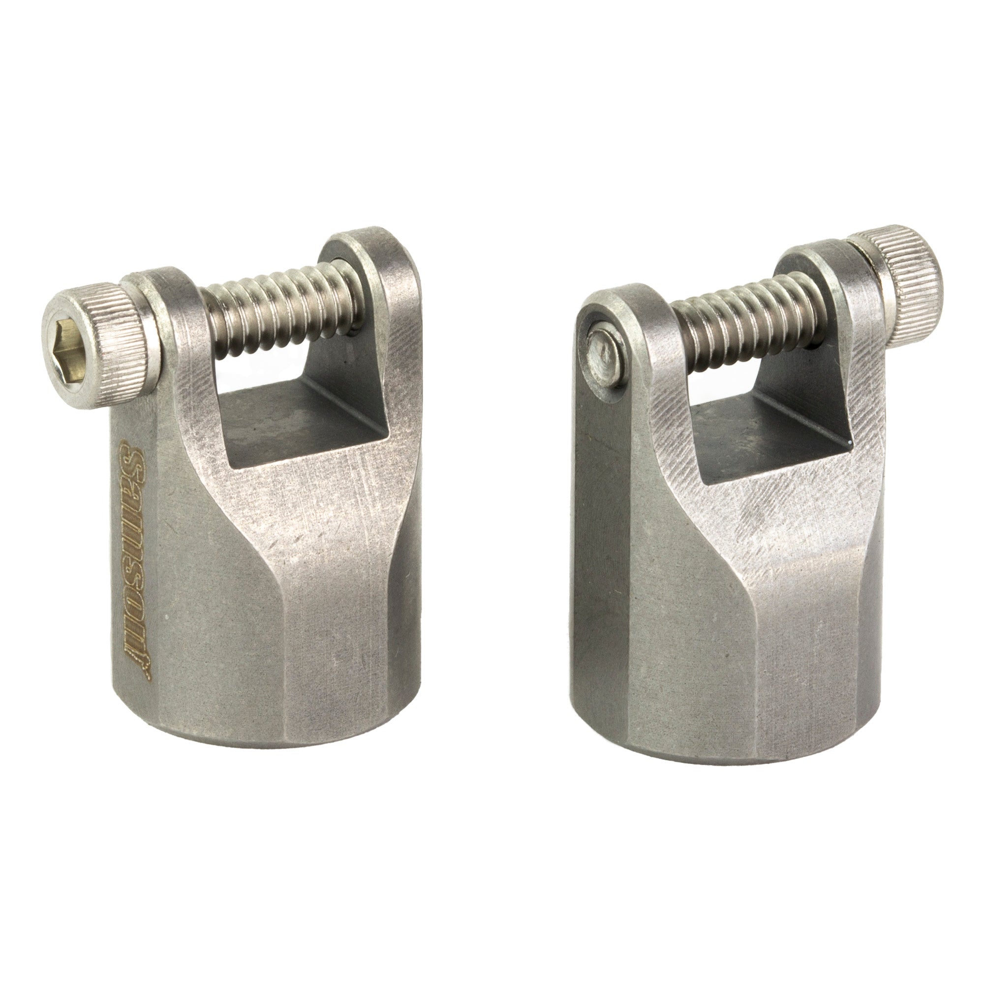 Samson Manufacturing Corp. Swivel Stud Quick Detach Adapter (Part #04-06079-00) – Silver, 2-Pack